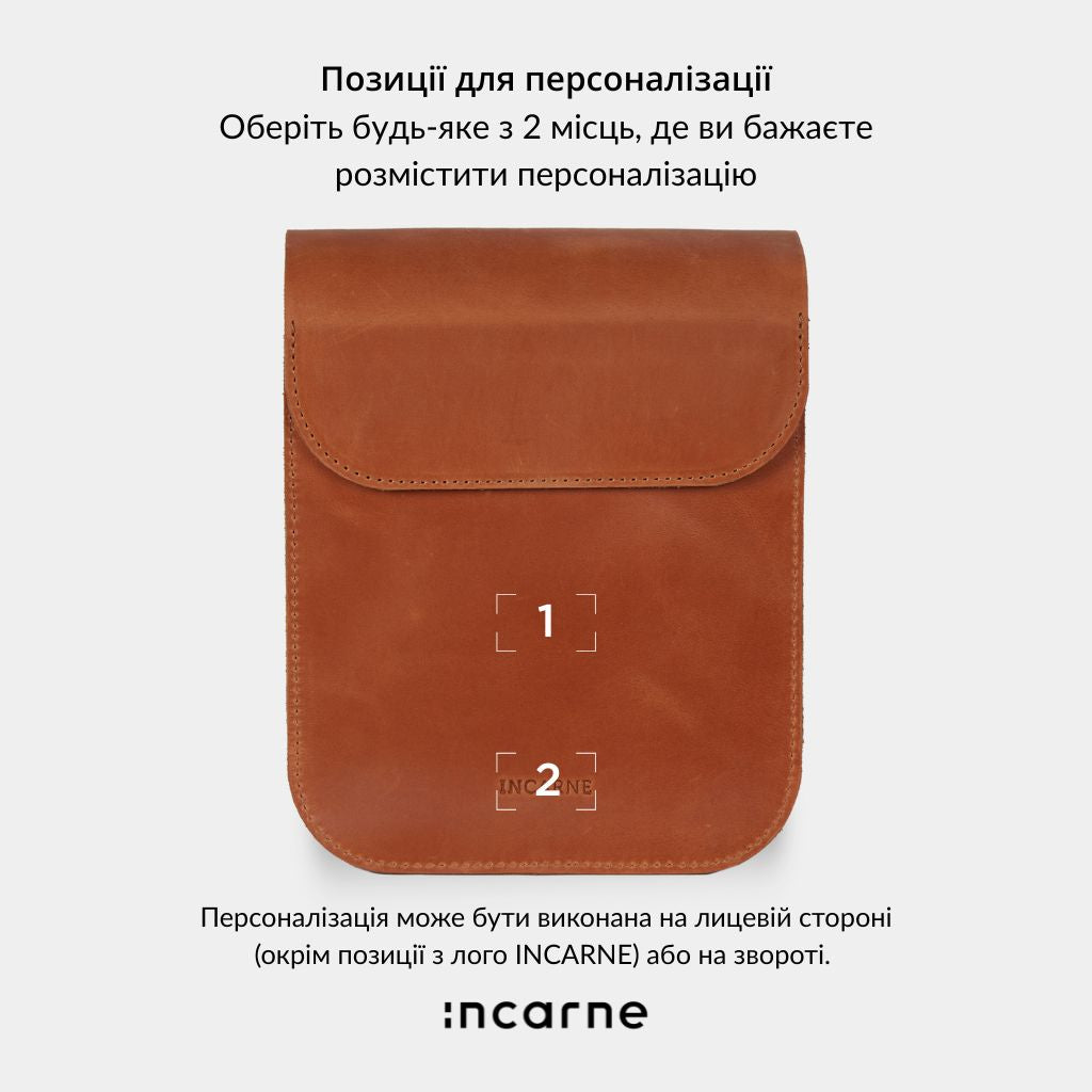 Мужская кожаная сумка «Портер» Porter на плечо