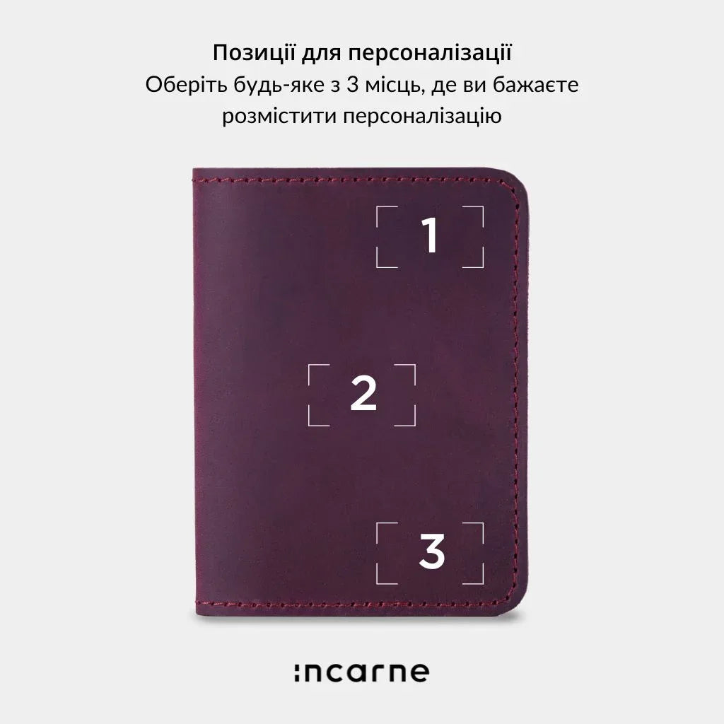 Обкладинка на паспорт London - INCARNE® Україна