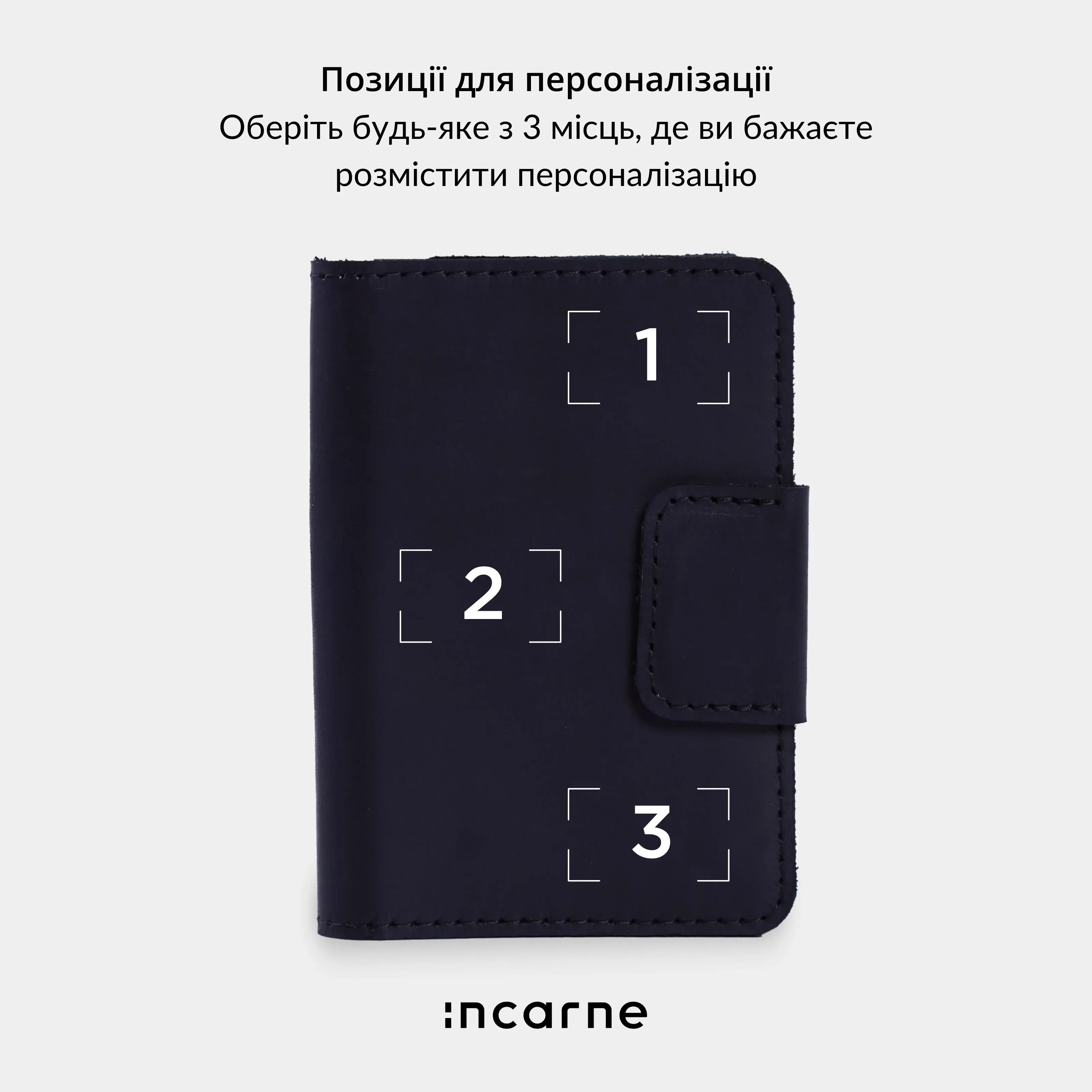 Паспортна обкладинка Smart Journey чорна вінтажна шкіра з тримачем AirTag стильний тревел гаманець від INCARNE