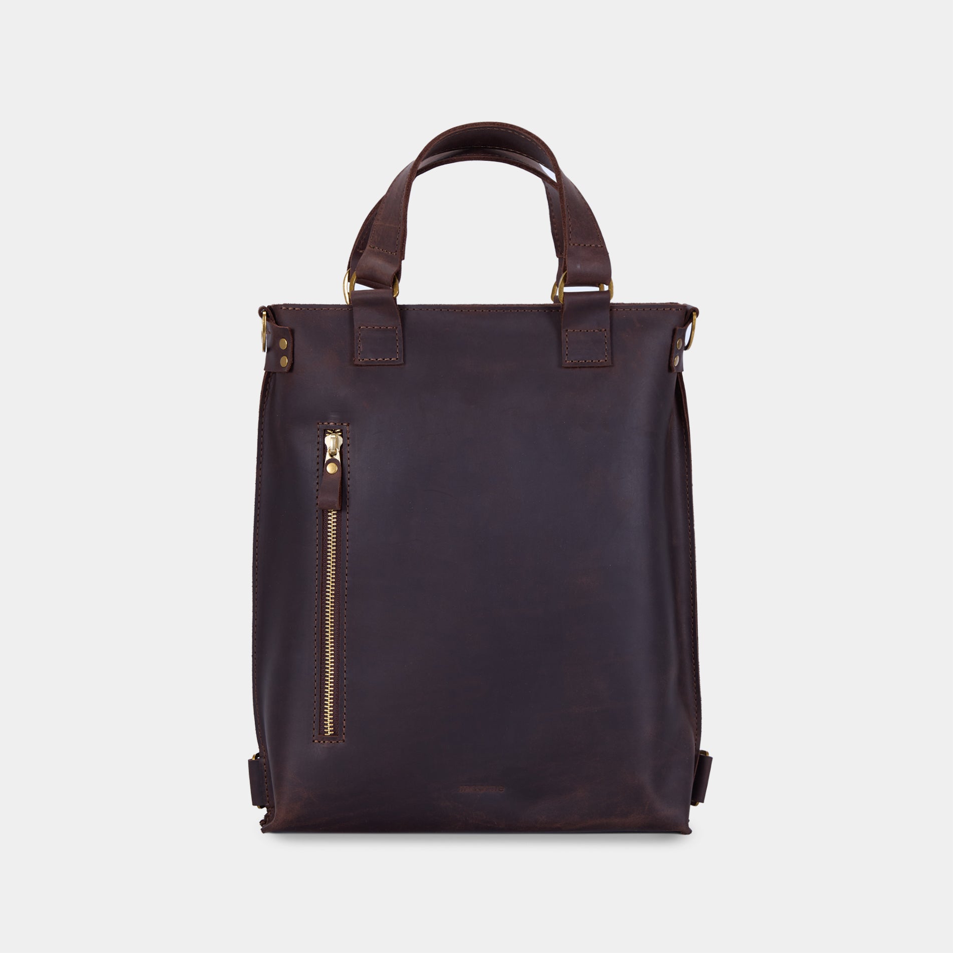 Cумка-рюкзак Optimus, коричневий (вінтажний)