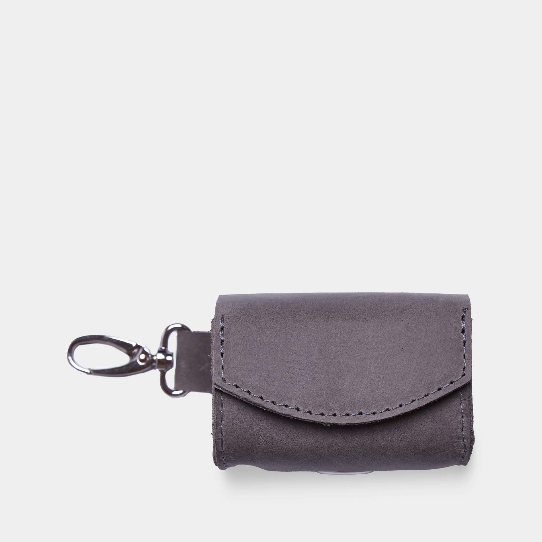 Сумка-брелок для гигиенических пакетов для выгула собак Easy Walk, серый (винтажный)