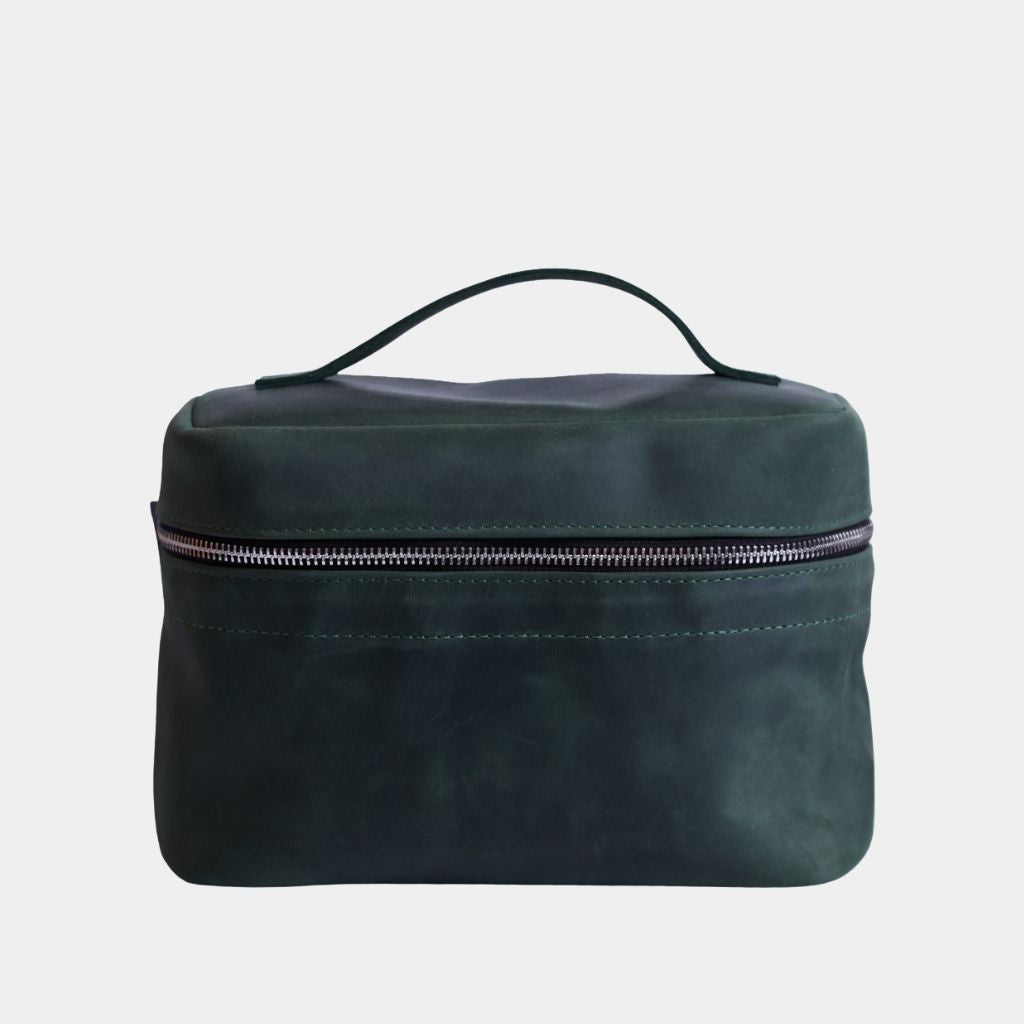 Косметичка Road, зелений (вінтажний)