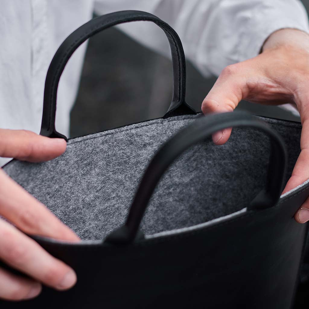 Шкіряний чохол для ноутбука з ручками «Стем» Stem