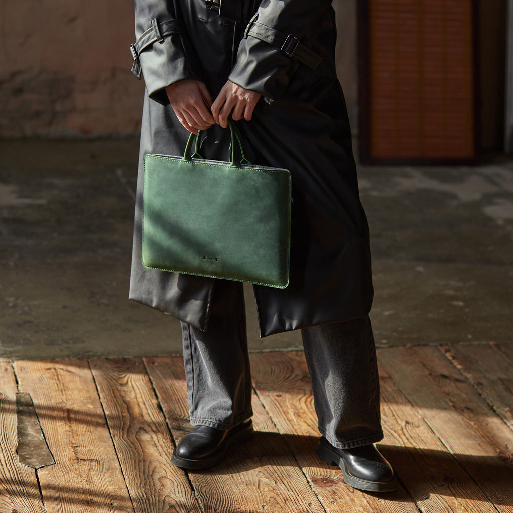 Шкіряний чохол для ноутбука з ручками «Стем» Stem