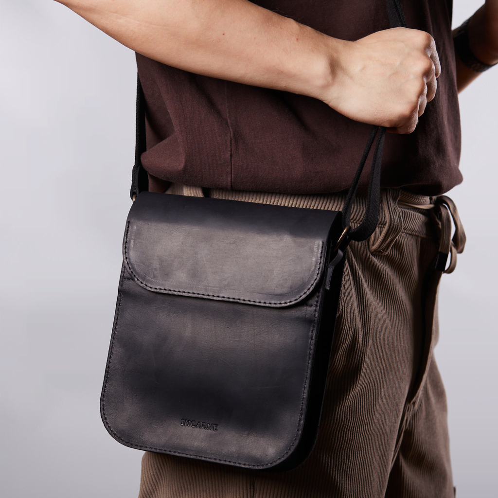 Чоловіча сумка Porter, чорний (вінтажний)