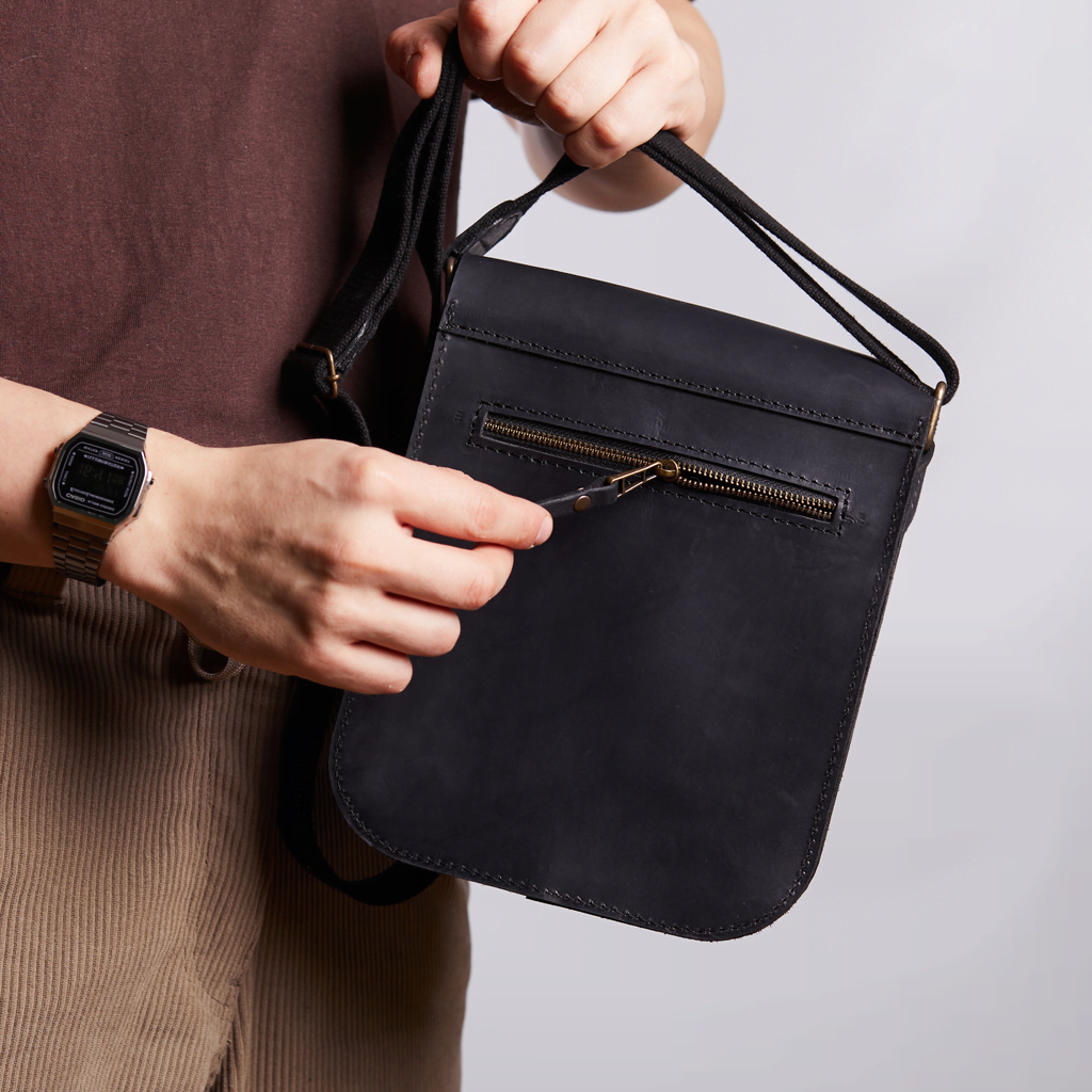 Чоловіча сумка Porter, чорний (вінтажний)