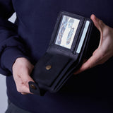 Кожаный кошелек «Джек Фото» Jack Photo с металлической фотографией