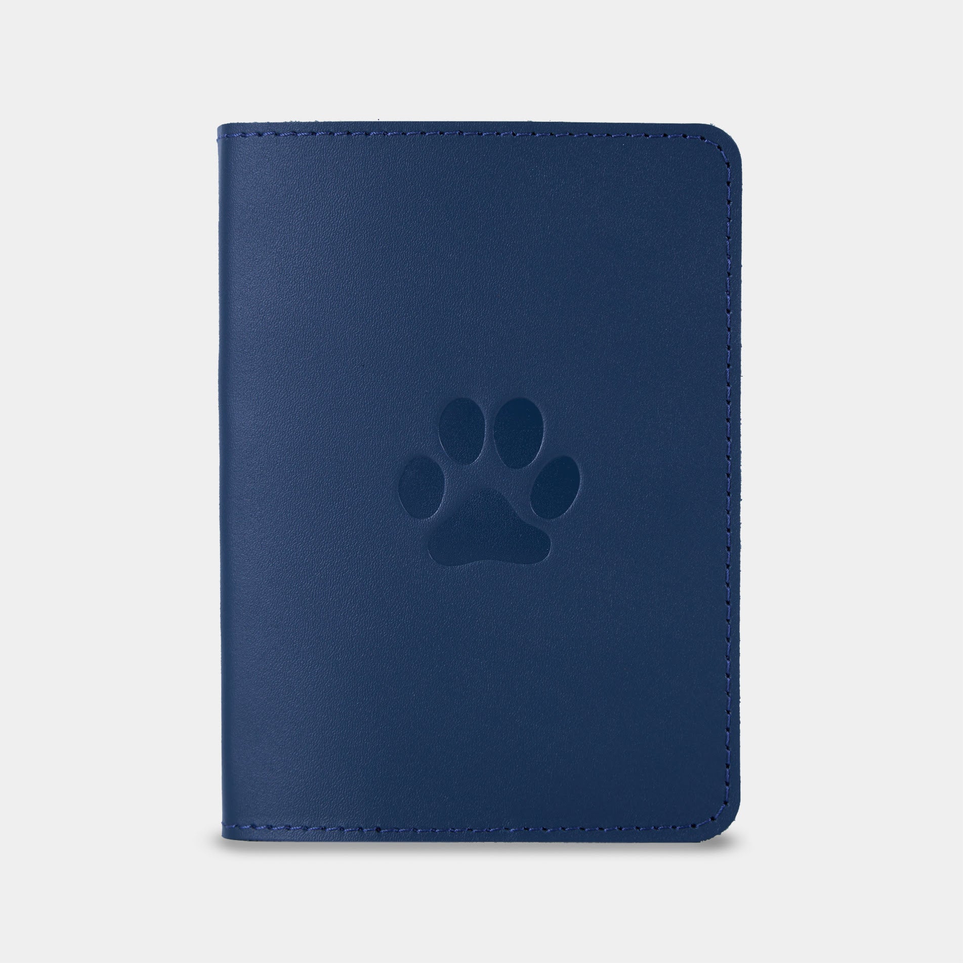Обкладинка для ветеринарного паспорта Paw, синій
