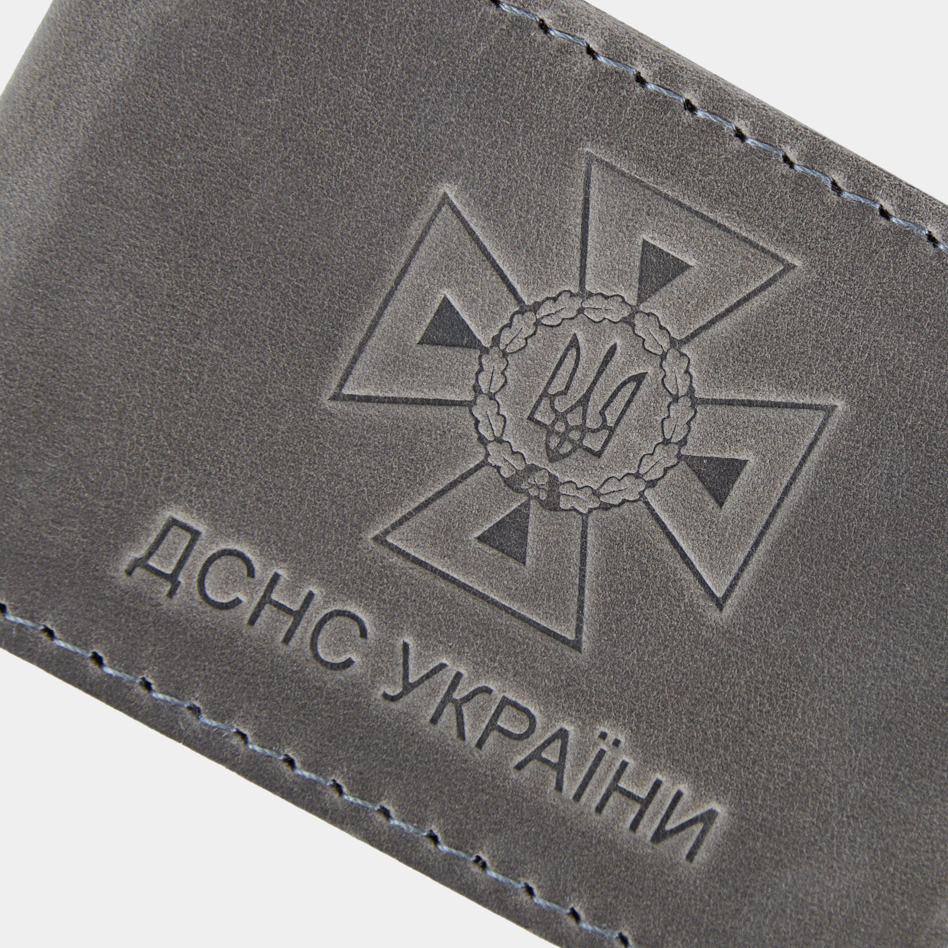 Обкладинка для посвідчення ДСНС, сірий (вінтажний)