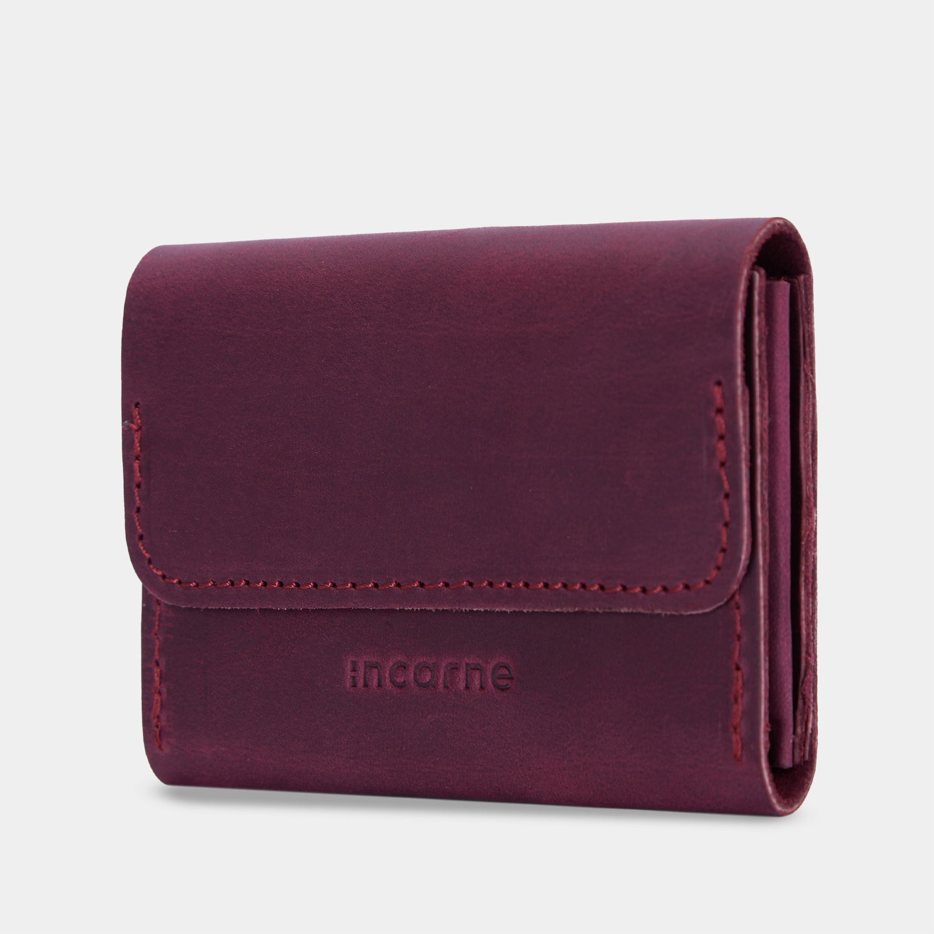 Гаманець Lean, бордо (вінтажний)