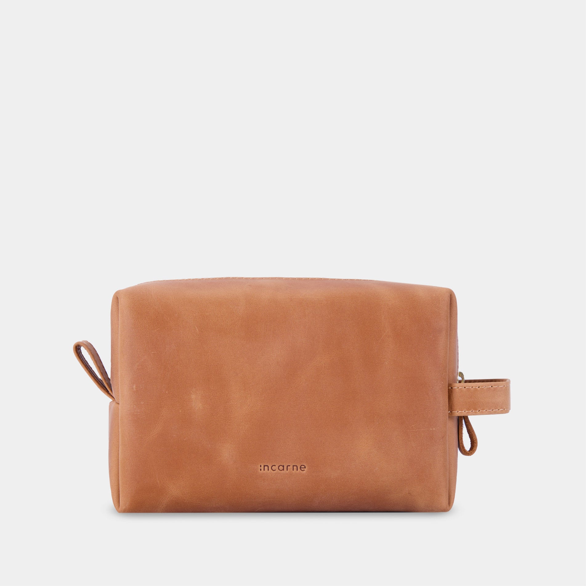 Косметичка Mirage Medium, коньяк (вінтажний)