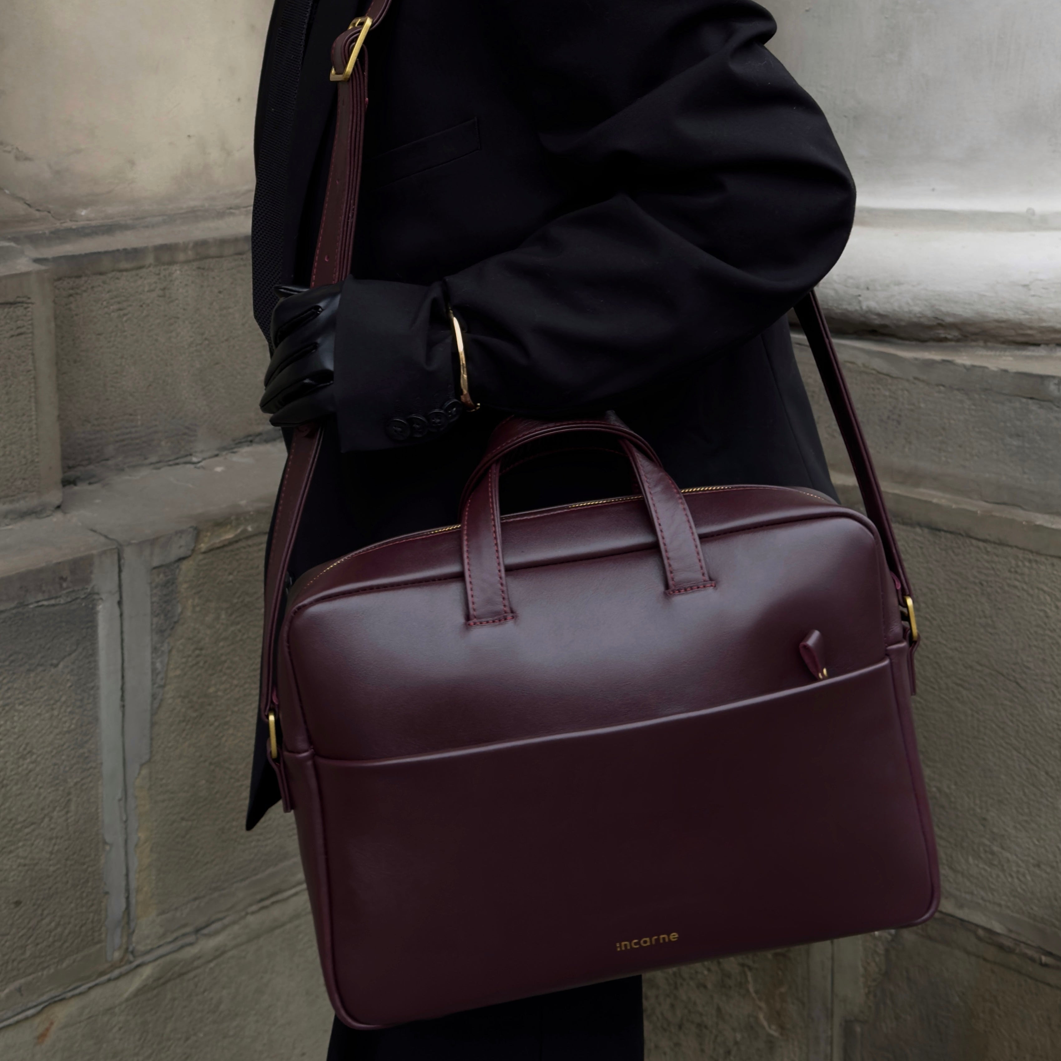 Сумка Brief, бордо