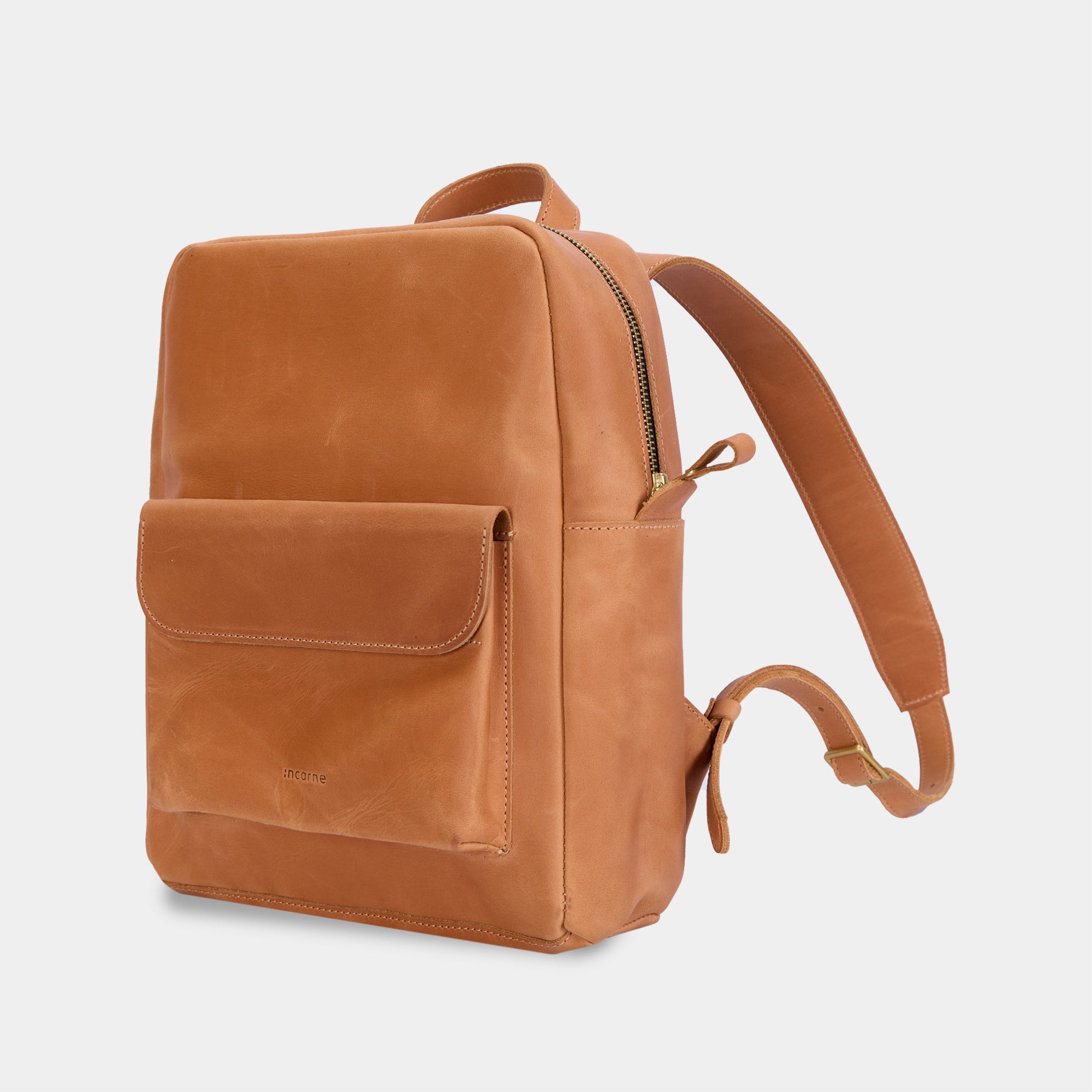 Рюкзак Factor, коньяк (вінтажний)