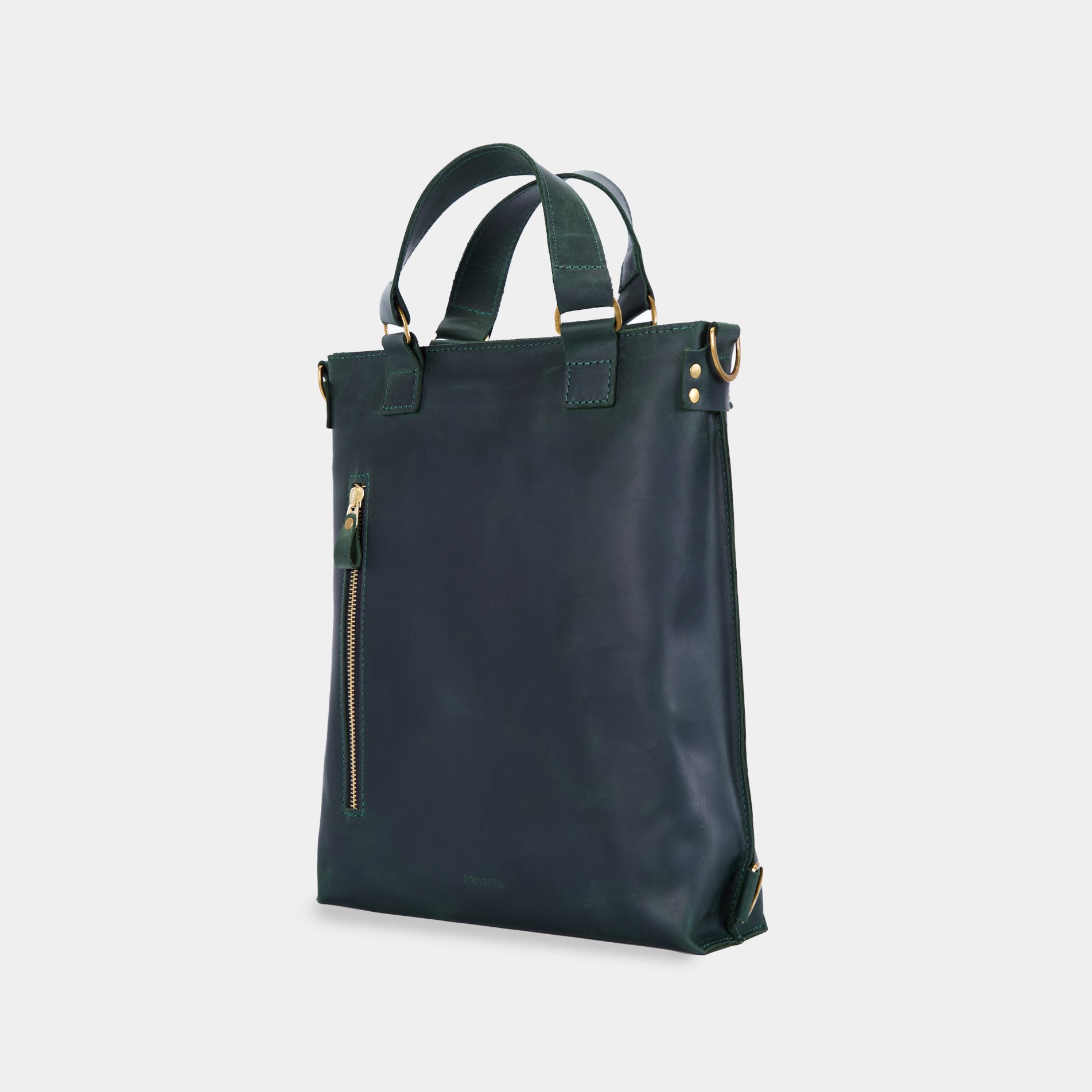 Cумка-рюкзак Optimus, зелений (вінтажний)