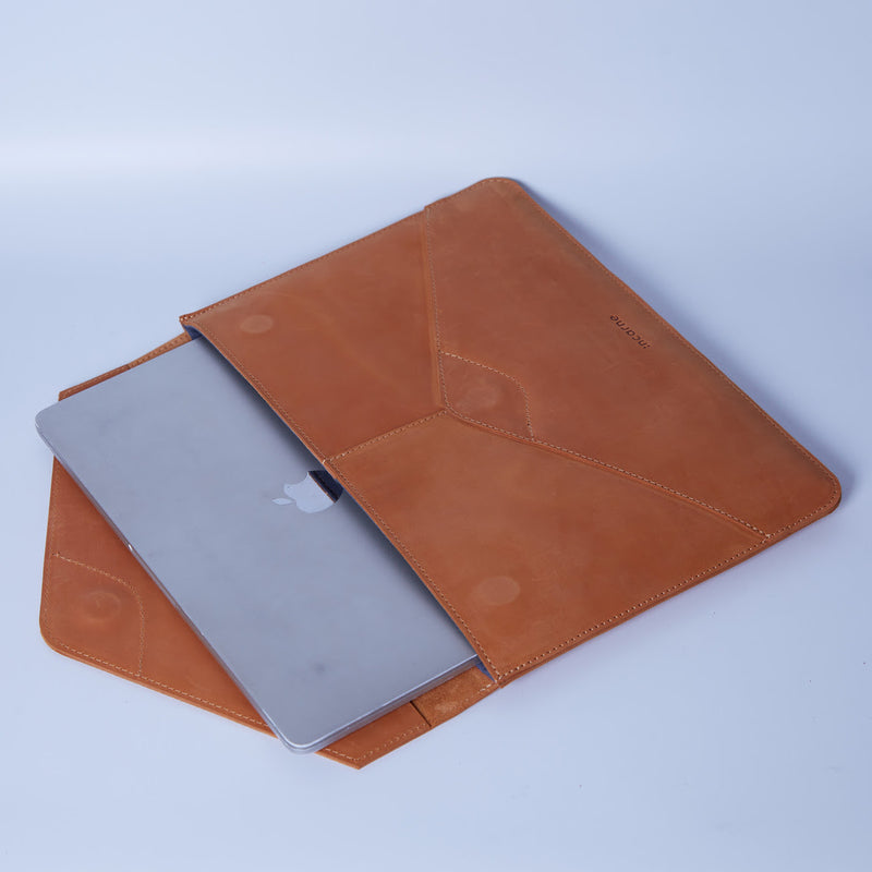 Чехол из кожы для ноутбука Apple «Меседж» Message с магнитной застежкой