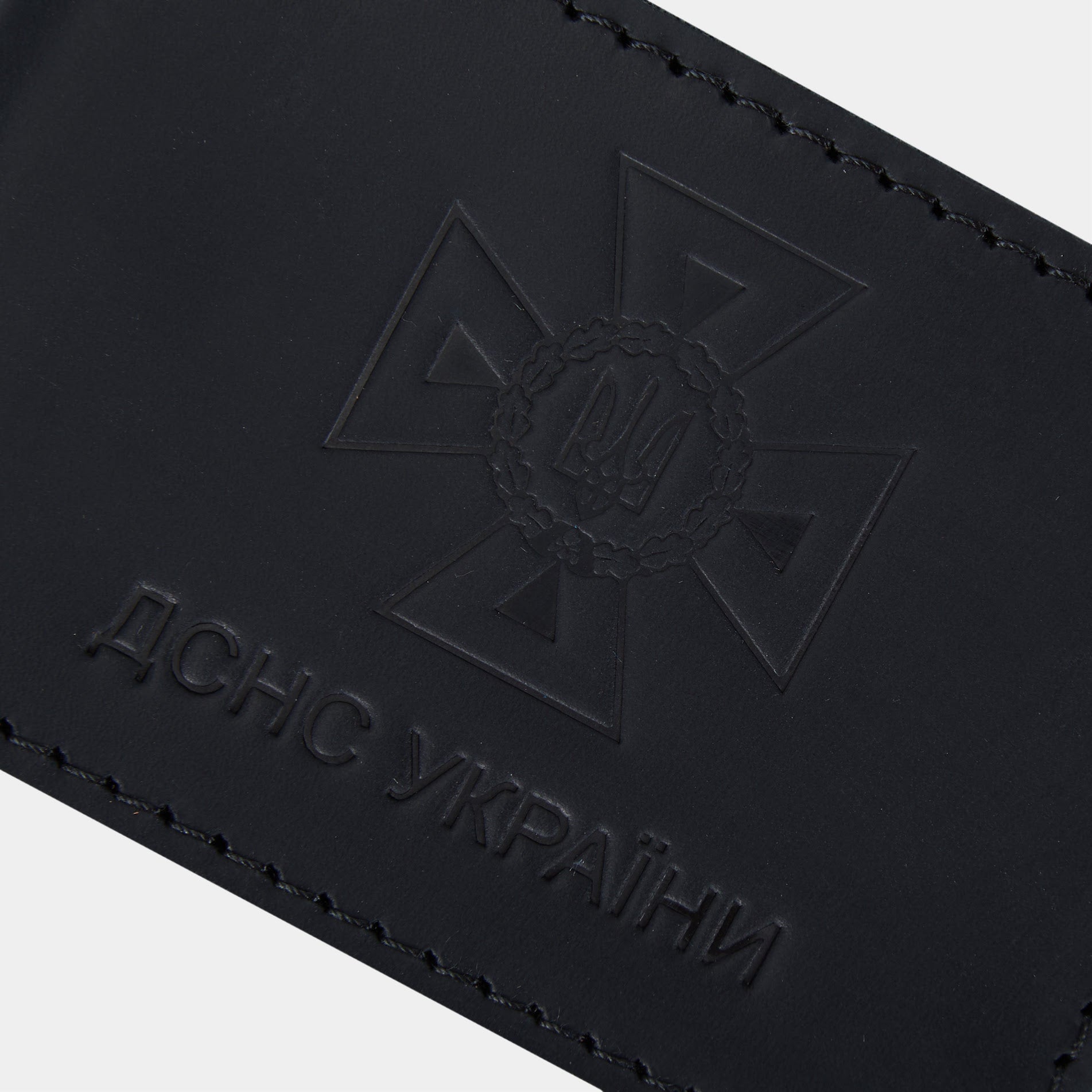 Обкладинка для посвідчення ДСНС, чорний (вінтажний)