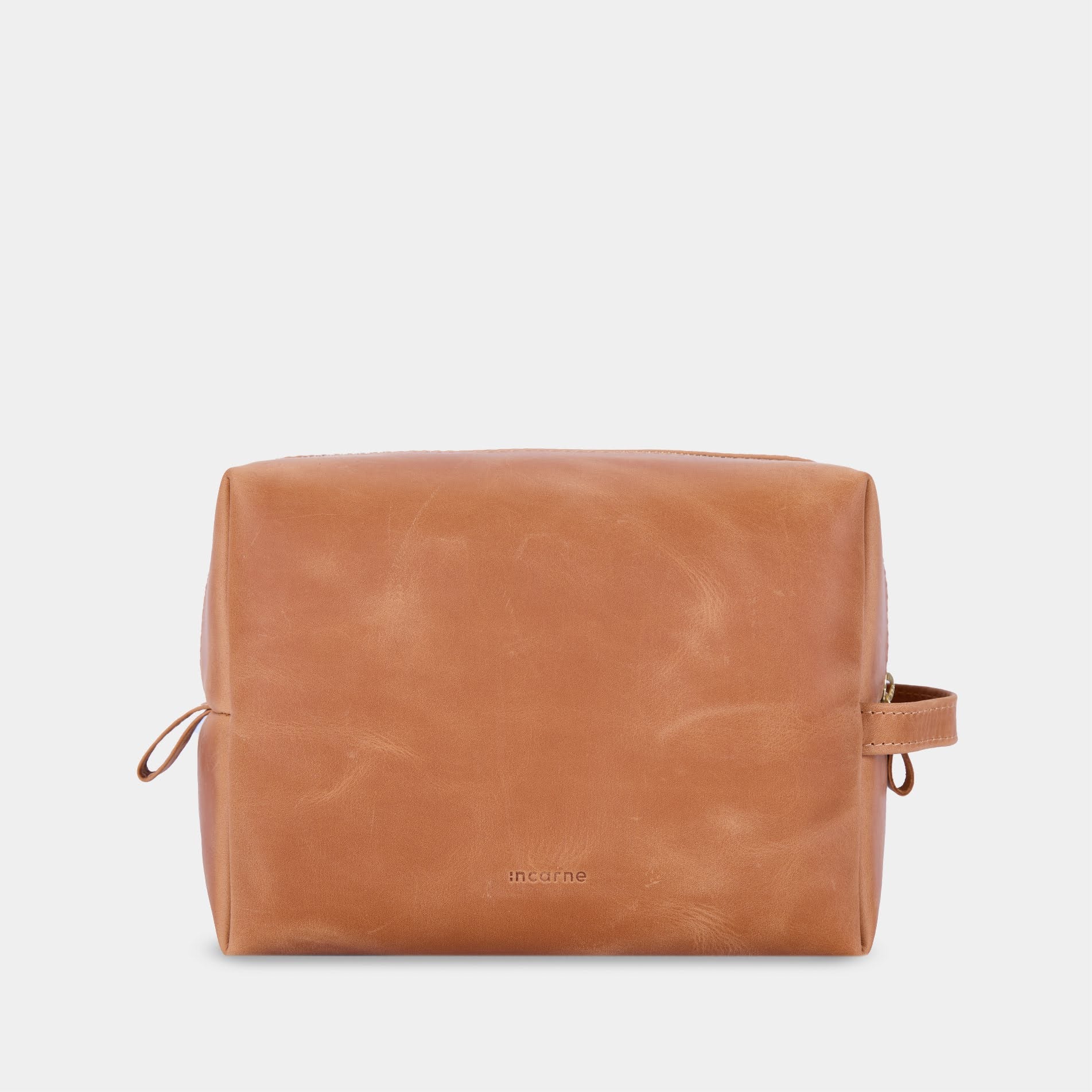 Косметичка Mirage Large, коньяк (вінтажний)