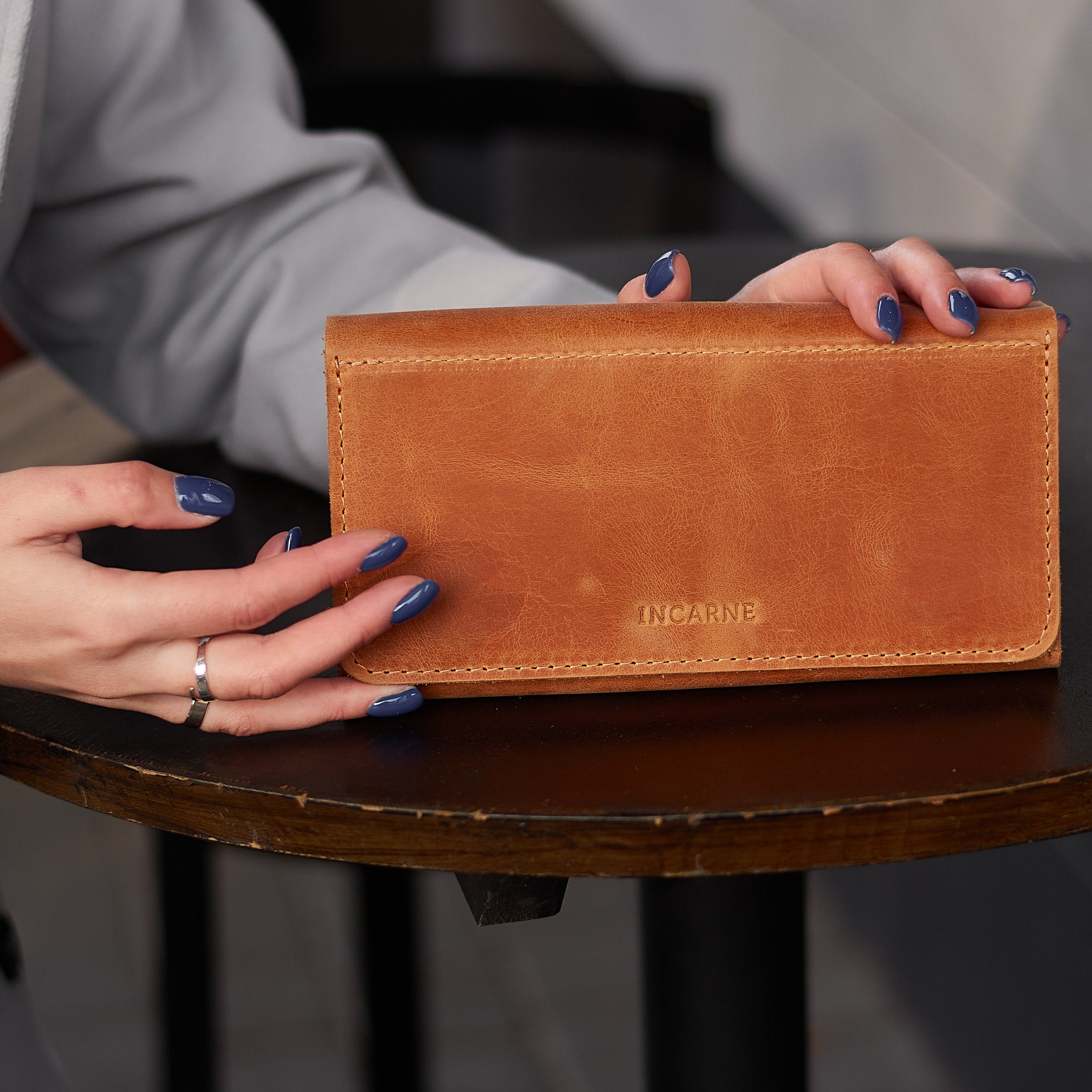 Гаманець Klondike, коньяк (вінтажний)