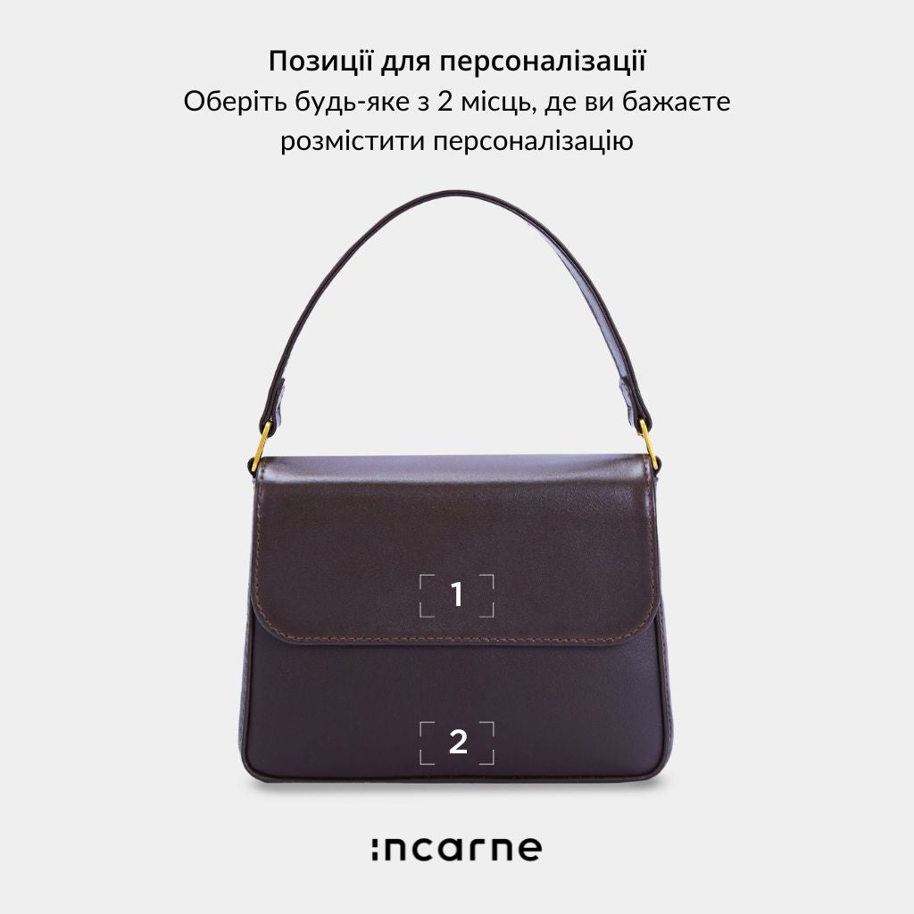 Жіноча сумка Fancy, шоколад