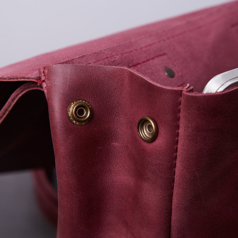 Кожаный рюкзак для женщин «Лок» Lock с карманом