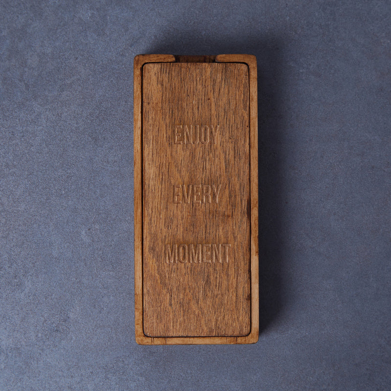 Деревянная подарочная коробка для брелока «Меморис» Memories
