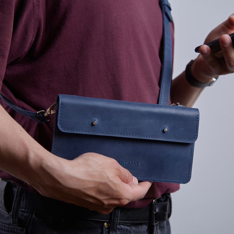 Шкіряна сумка для телефона «Смарт Бег» Smart Bag