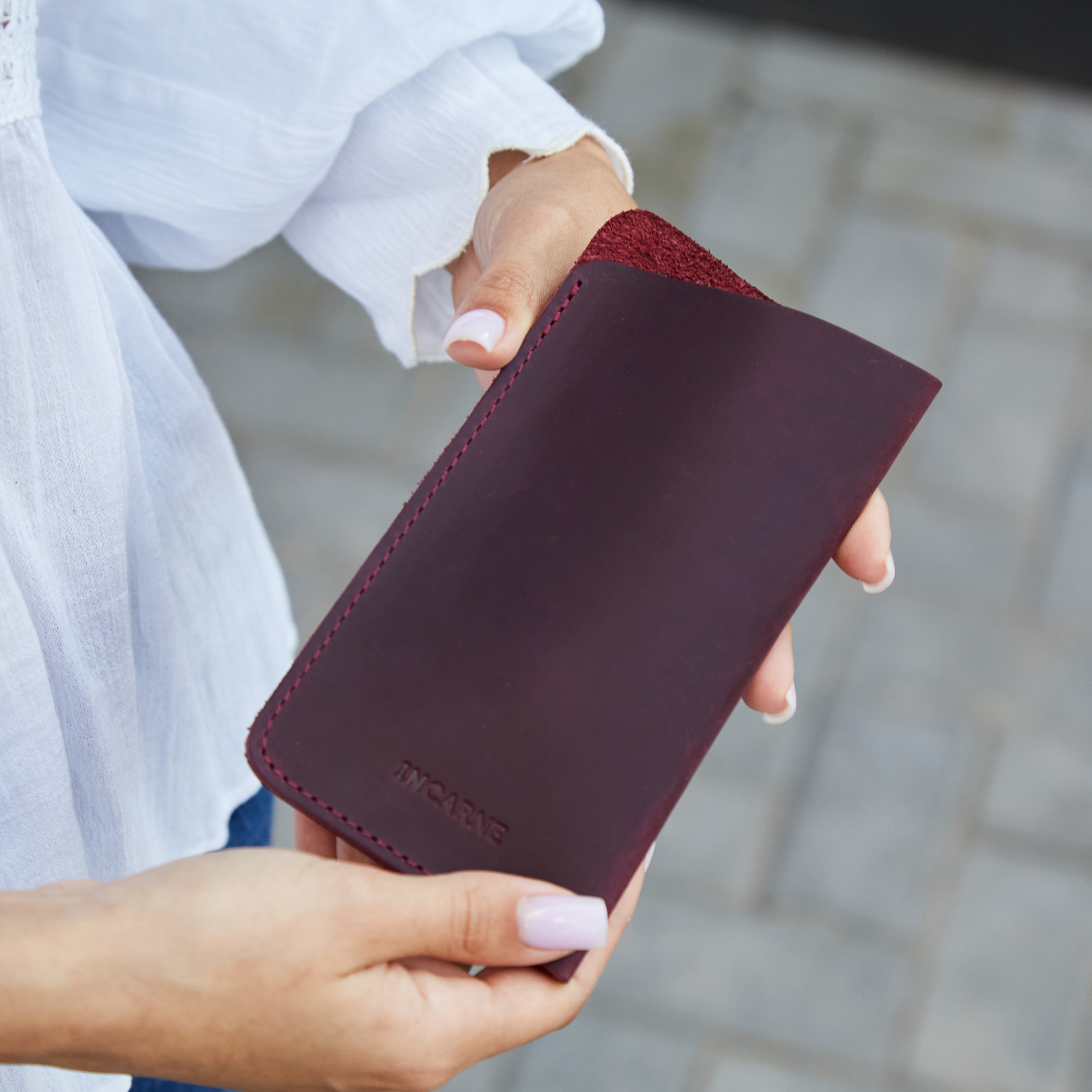 Чохол для окулярів Catch, бордо (вінтажний)