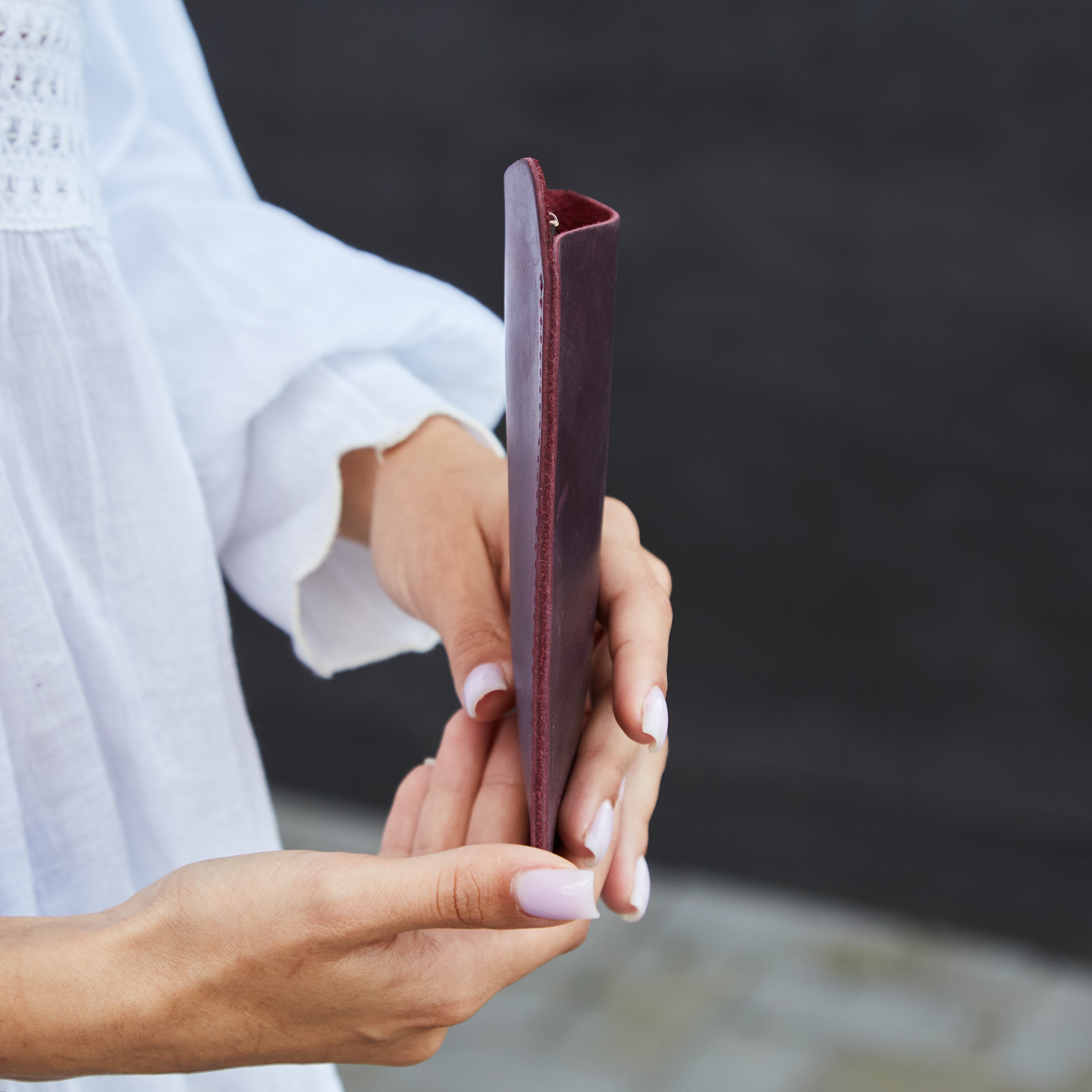 Чохол для окулярів Catch, бордо (вінтажний)