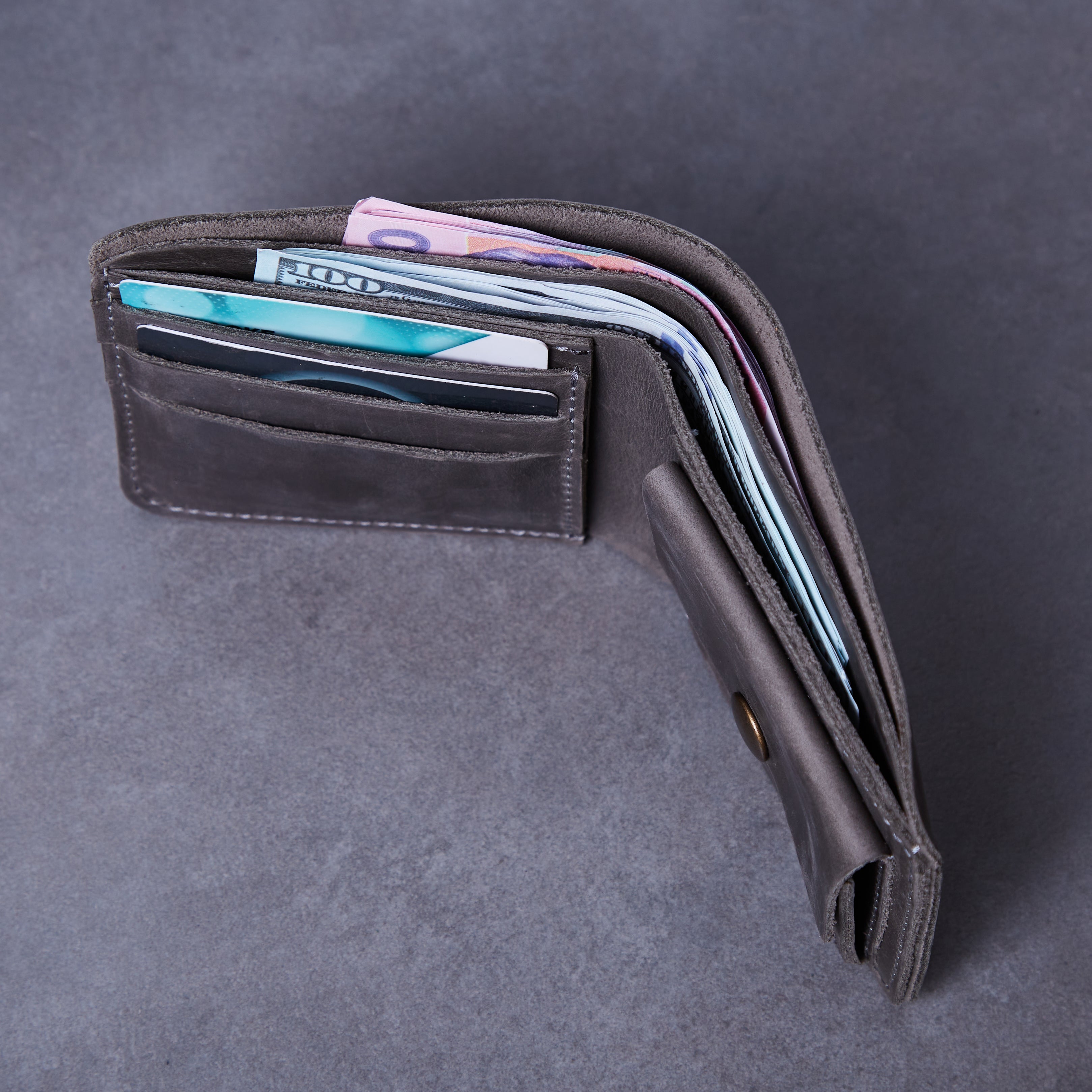 Гаманець Jack, сірий (вінтажний)