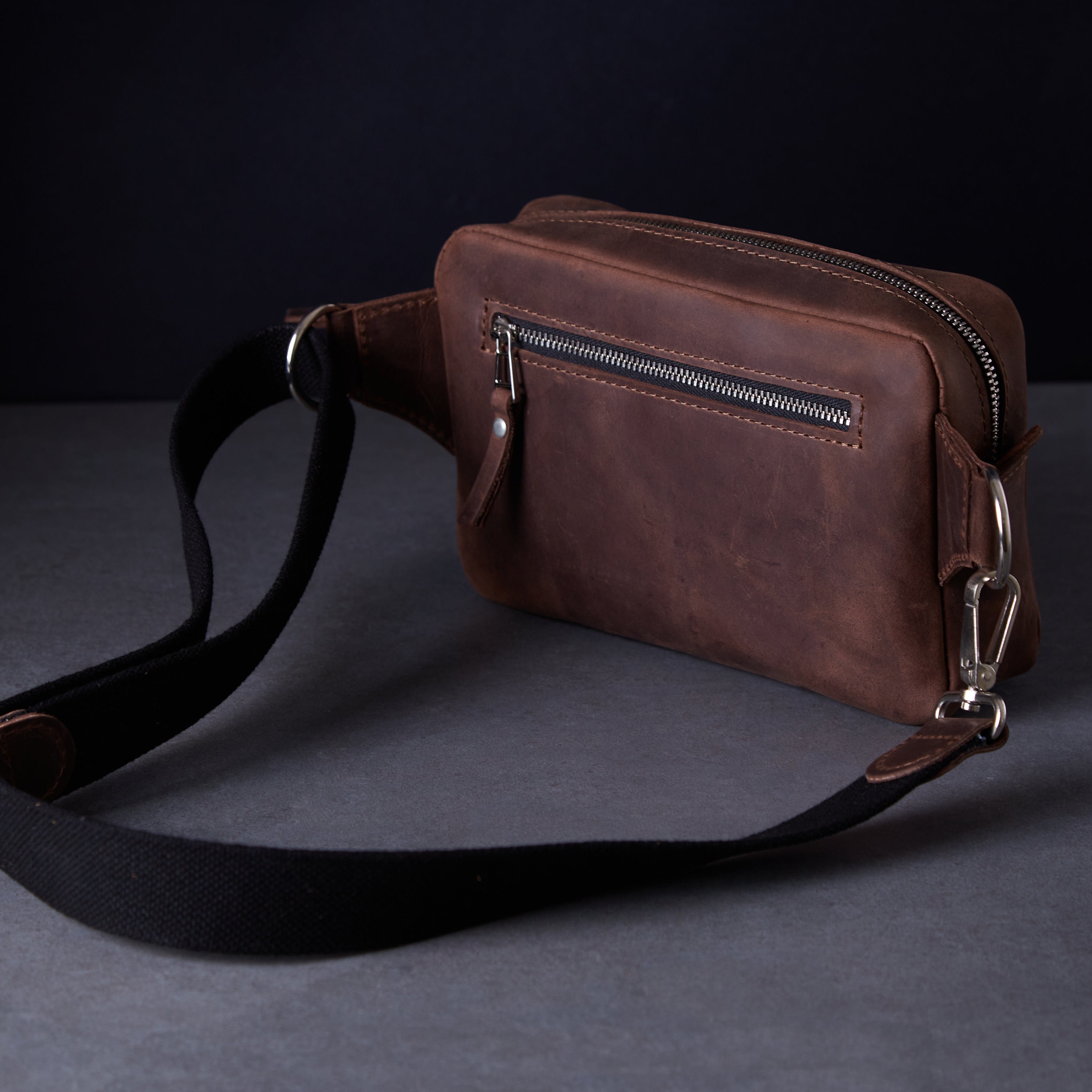 Поясна сумка Couple, коричневий (вінтажний)