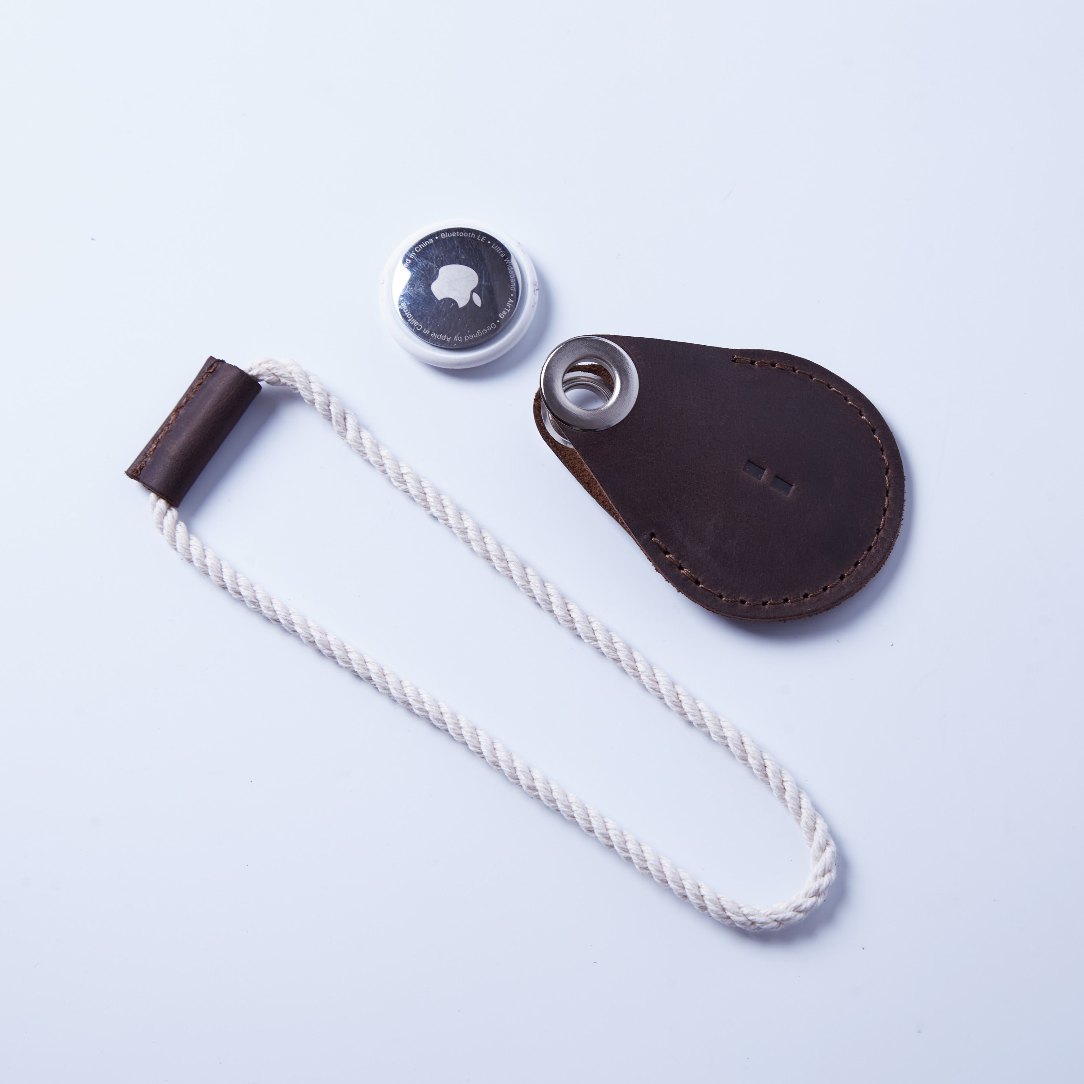 Чохол для AirTag Air Holder, коричневий (вінтажний)