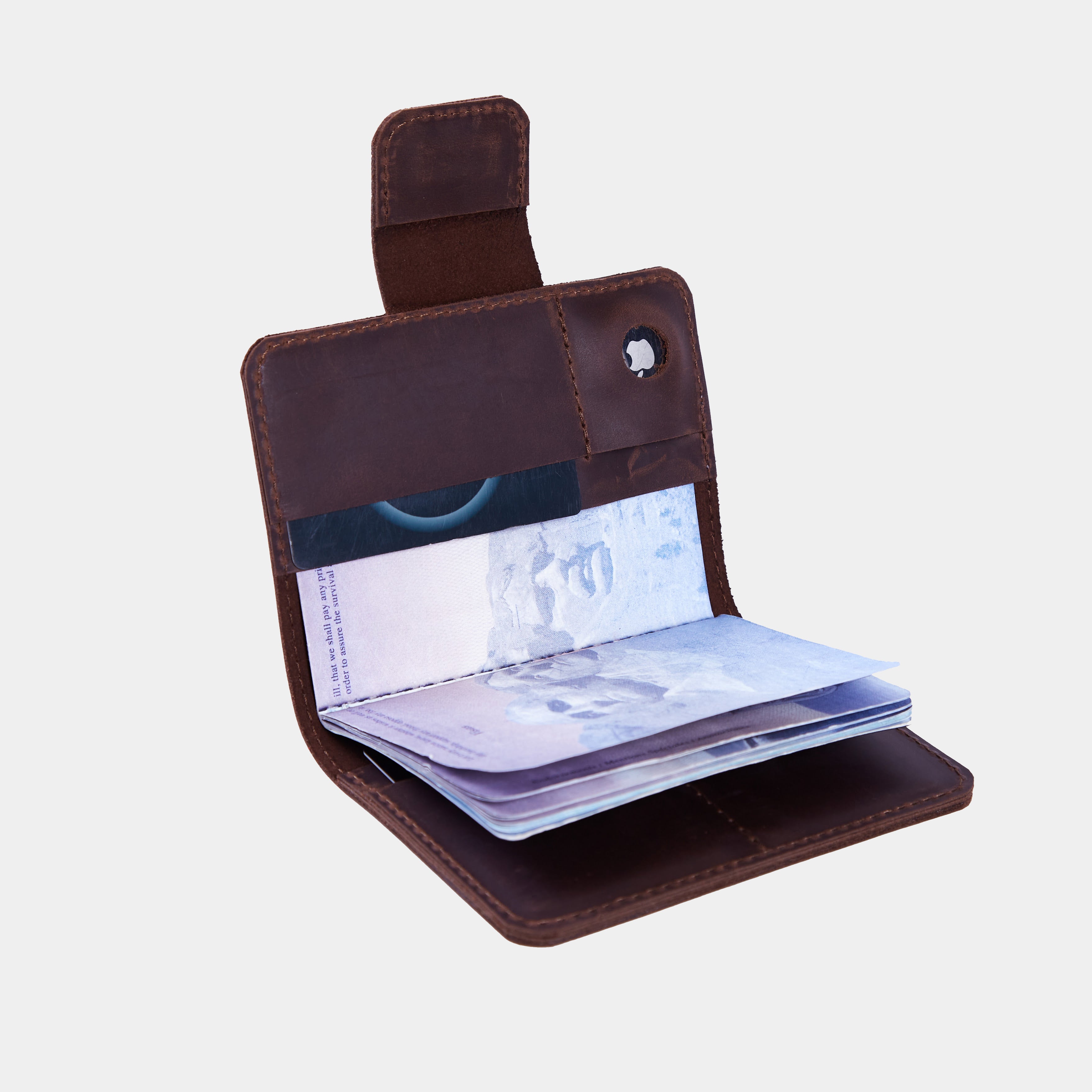 Обкладинка на паспорт Smart Journey, коричневий (вінтажний)