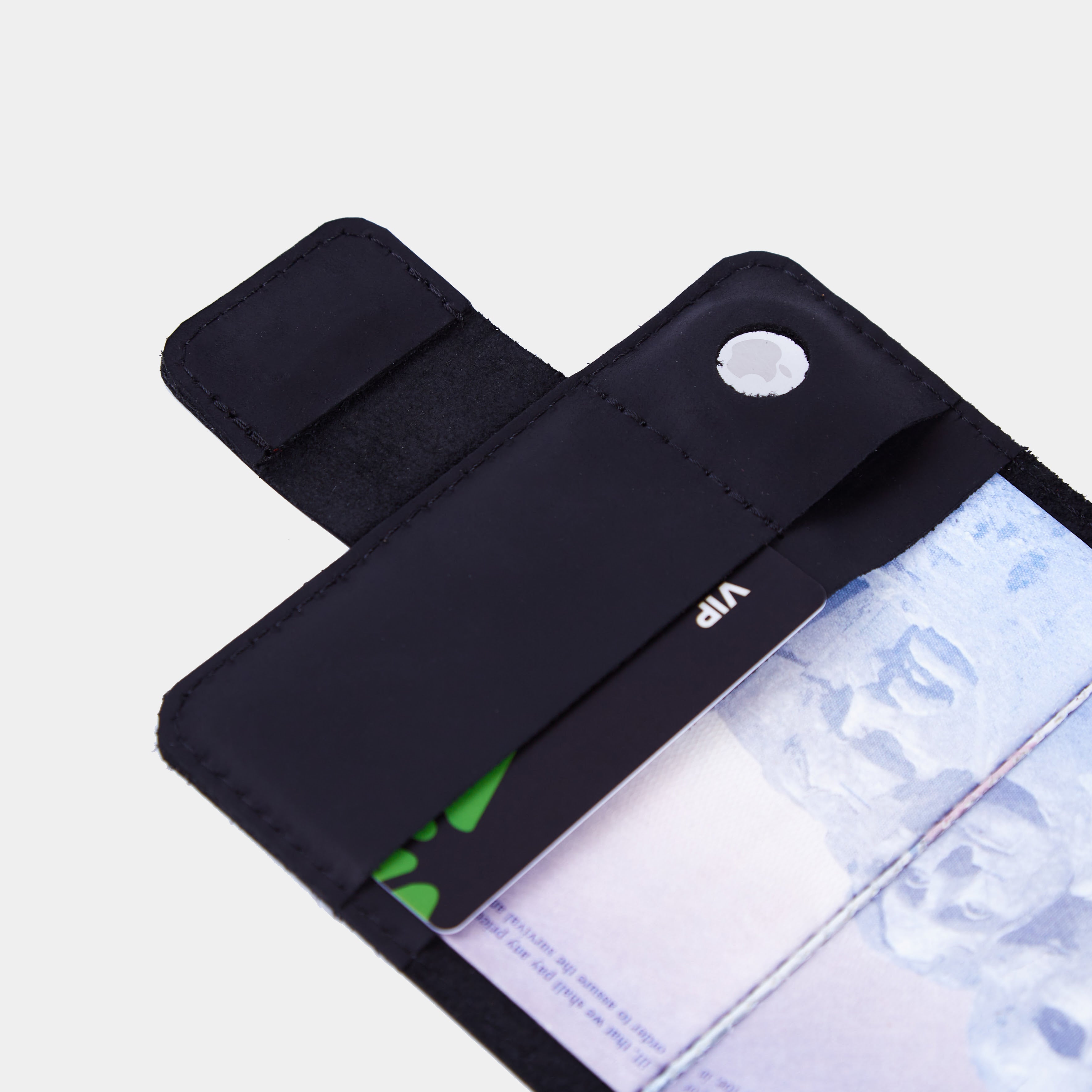 Обкладинка на паспорт Smart Journey, чорний (вінтажний)