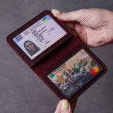 Кожаная обложка для ID-паспорта и водительского удостоверения
