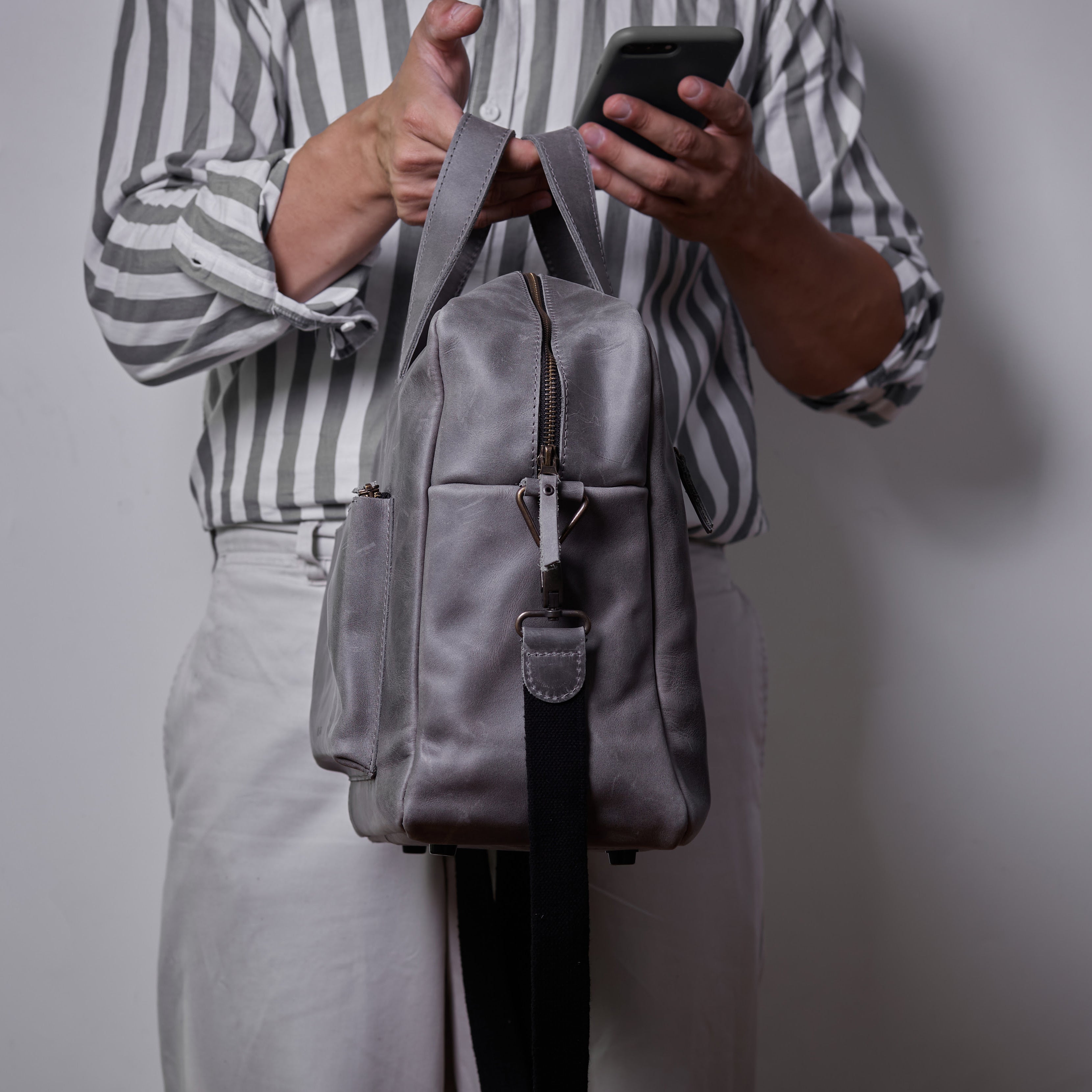 Cумка New Traveler, сірий (вінтажний)