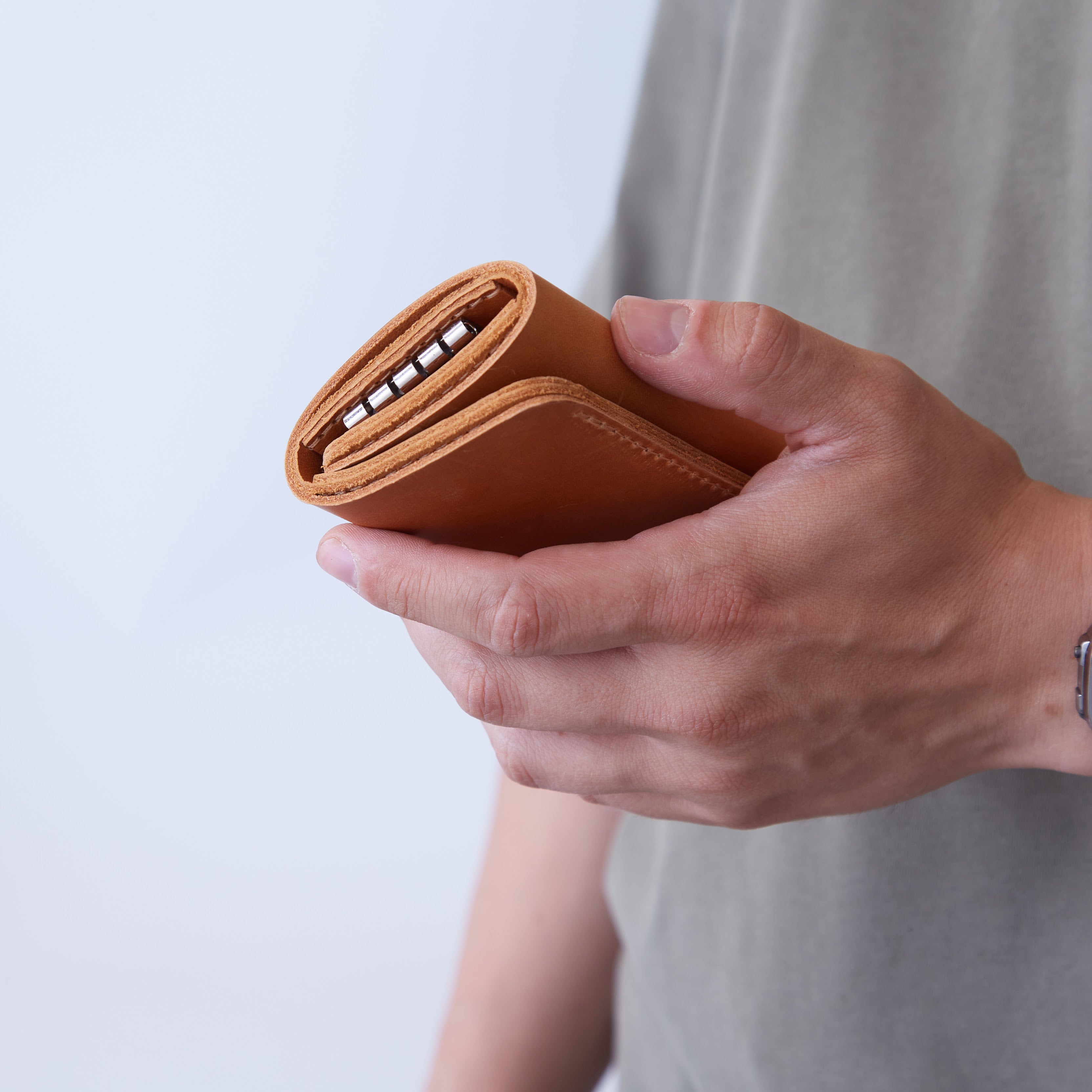 Ключниця Key Plus, коньяк (вінтажний)