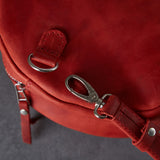 Круглая сумка кросс-боди «Нью Харли» New Harley из кожи Crazy Horse