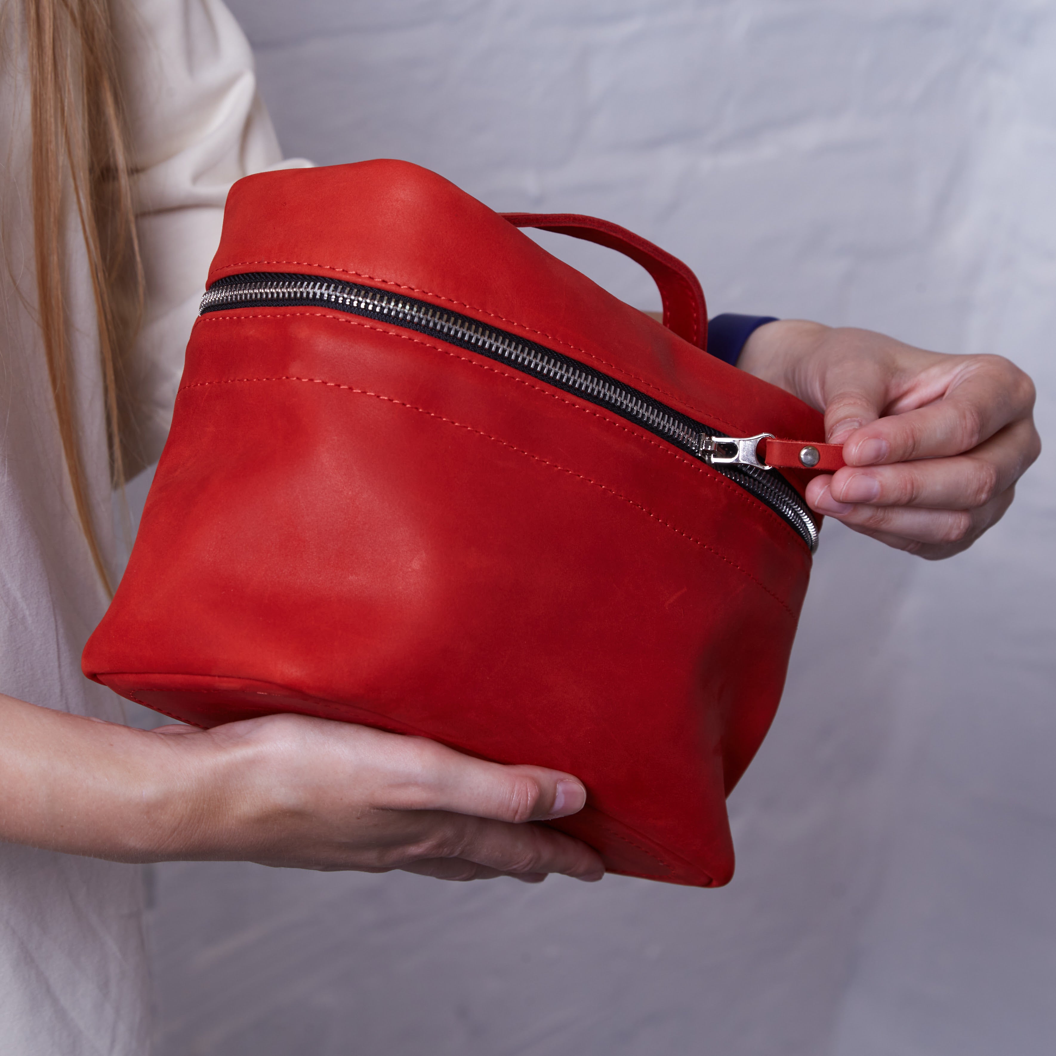 Косметичка Road, красный (винтажный)