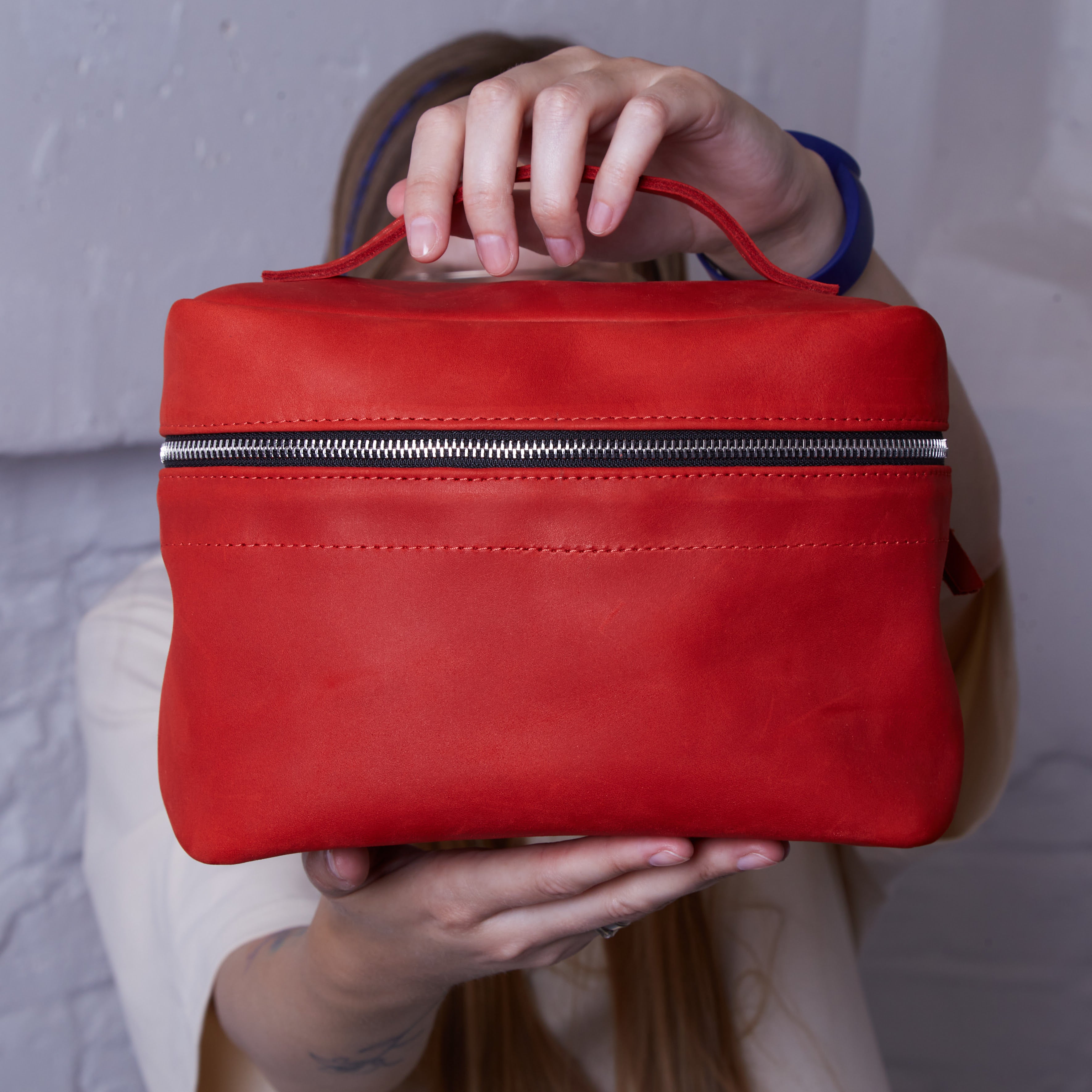 Косметичка Road, красный (винтажный)