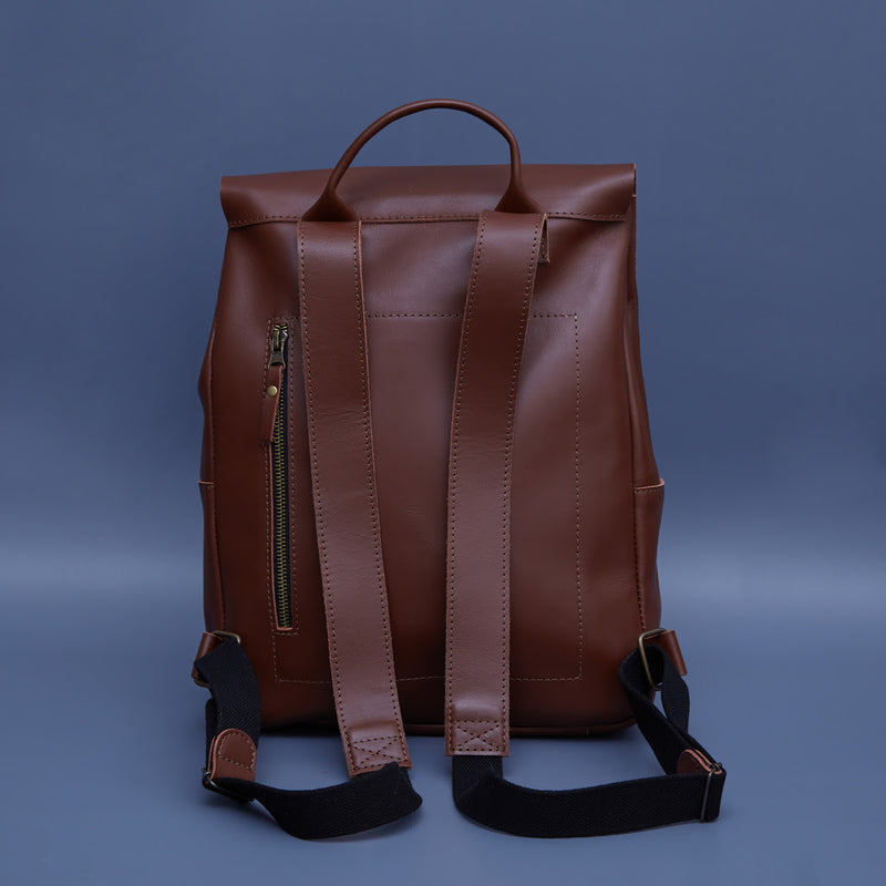 Рюкзак для ноутбука «Уния» Unia из классической кожи