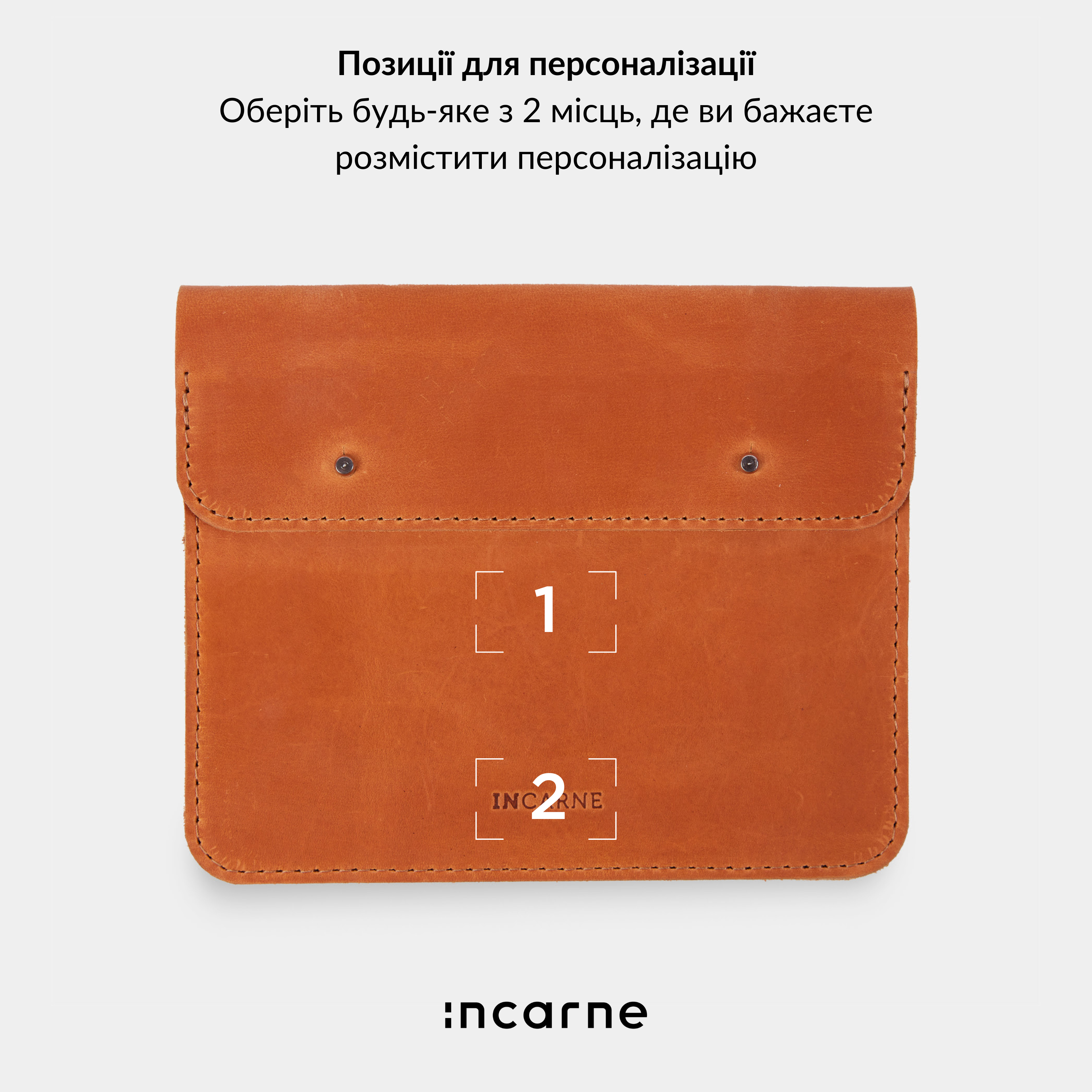 Органайзер для зарядки та проводів Keep, коньяк (вінтажний)