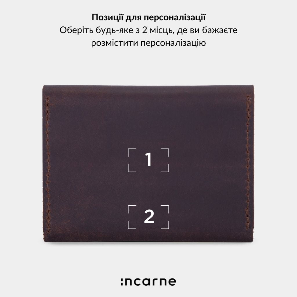 Гаманець Lean, коричневий (вінтажний)