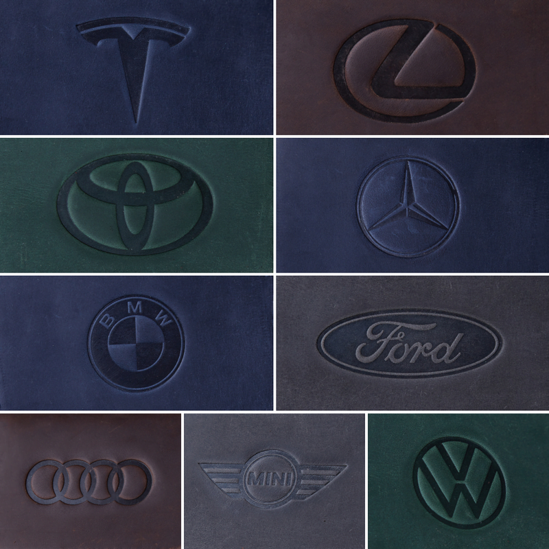Тиснення логотипа автомобільних брендів