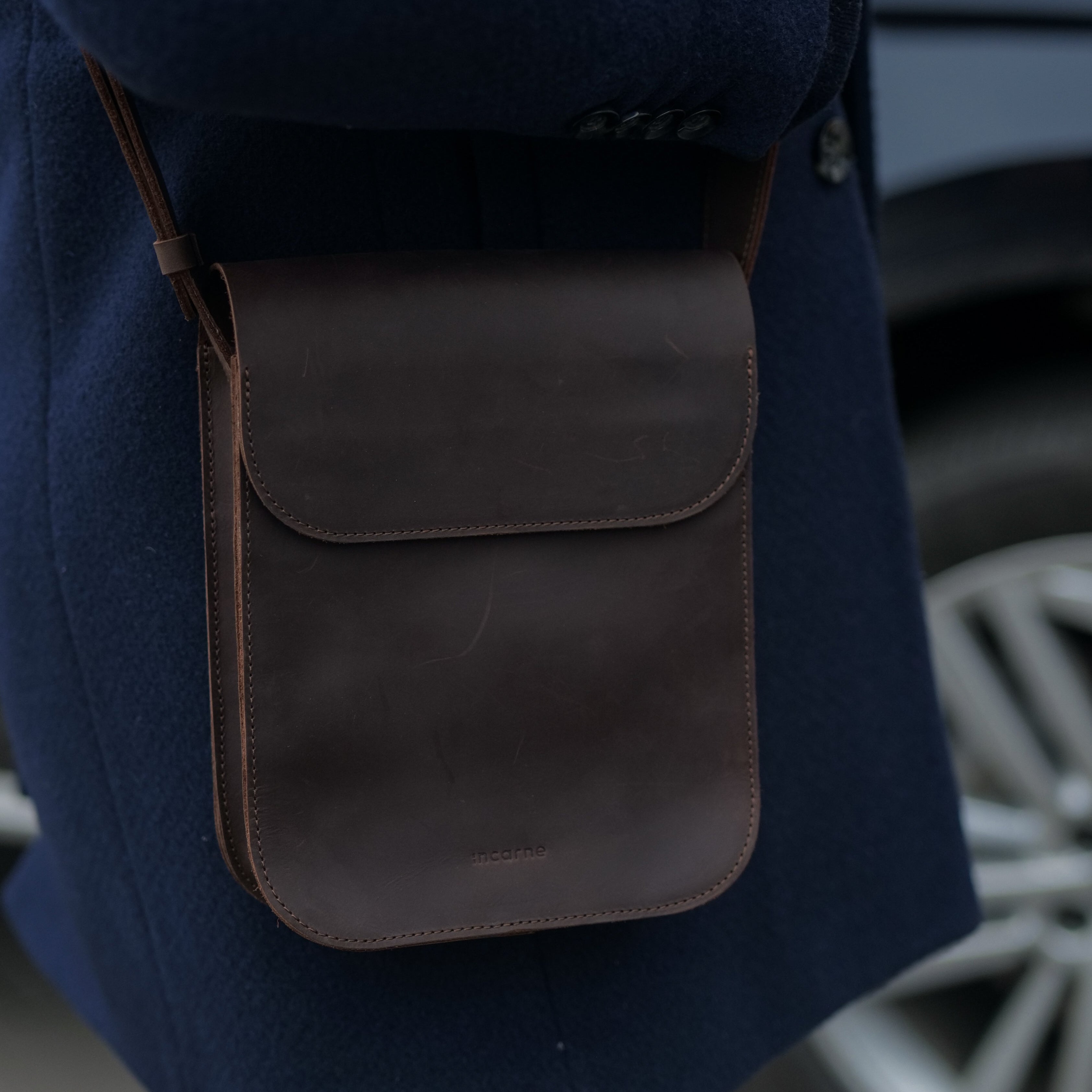 Мужская сумка Porter, коричневый (винтажный)