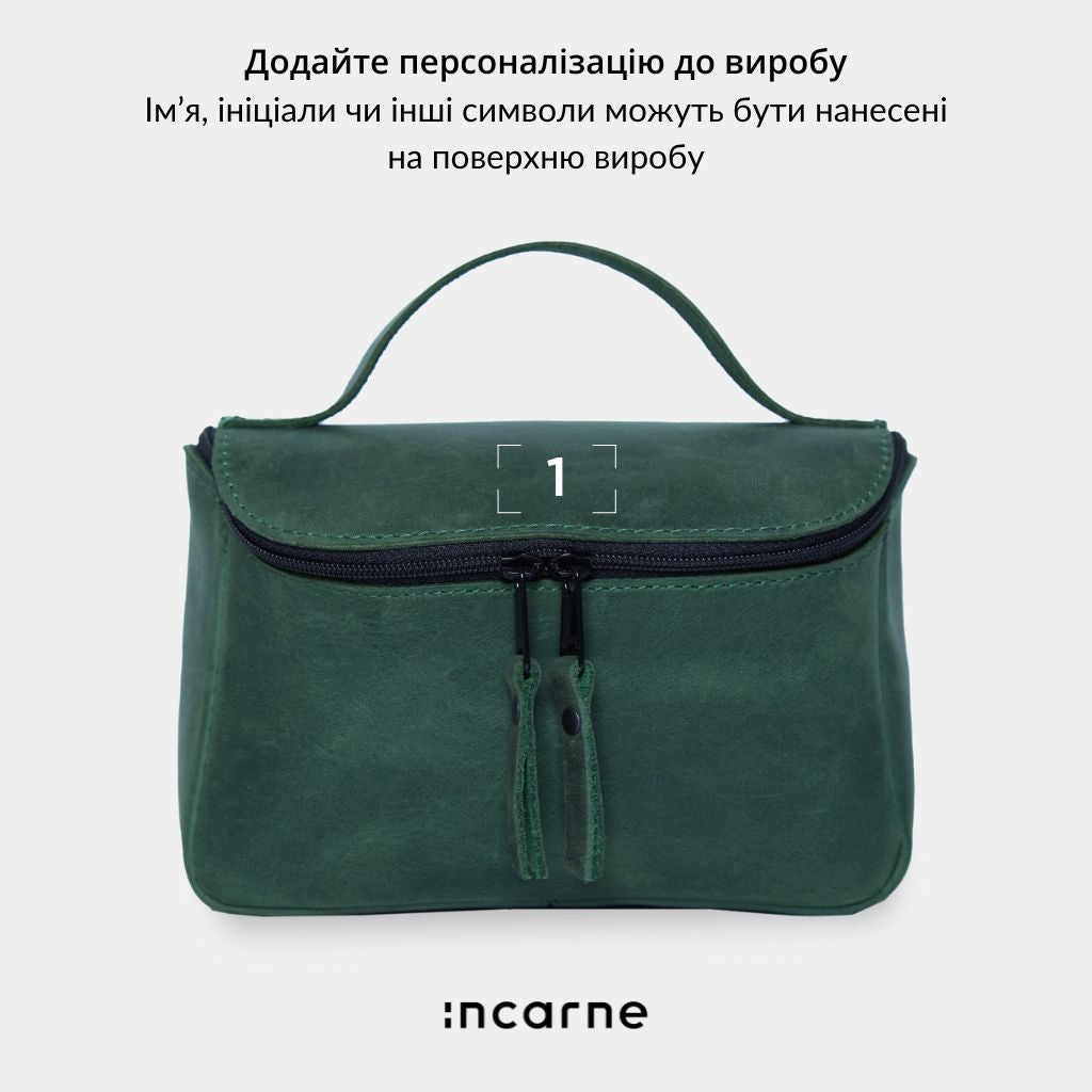 Косметичка Timeless Medium, зеленый (винтажный)