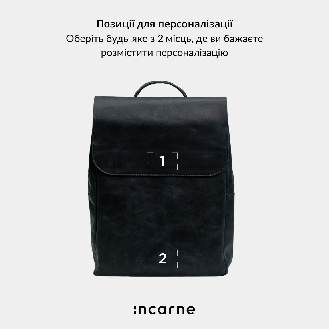 Рюкзак для ноутбука Unia, чорний (вінтажний)
