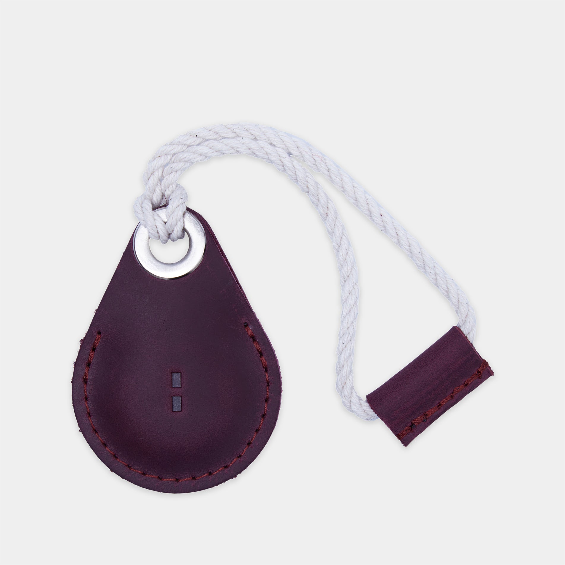 Чохол для AirTag Air Holder, бордо (вінтажний)