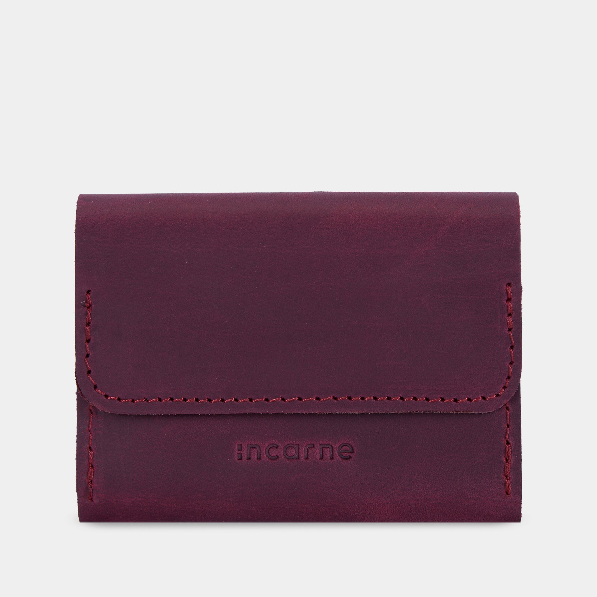 Гаманець Lean, бордо (вінтажний)