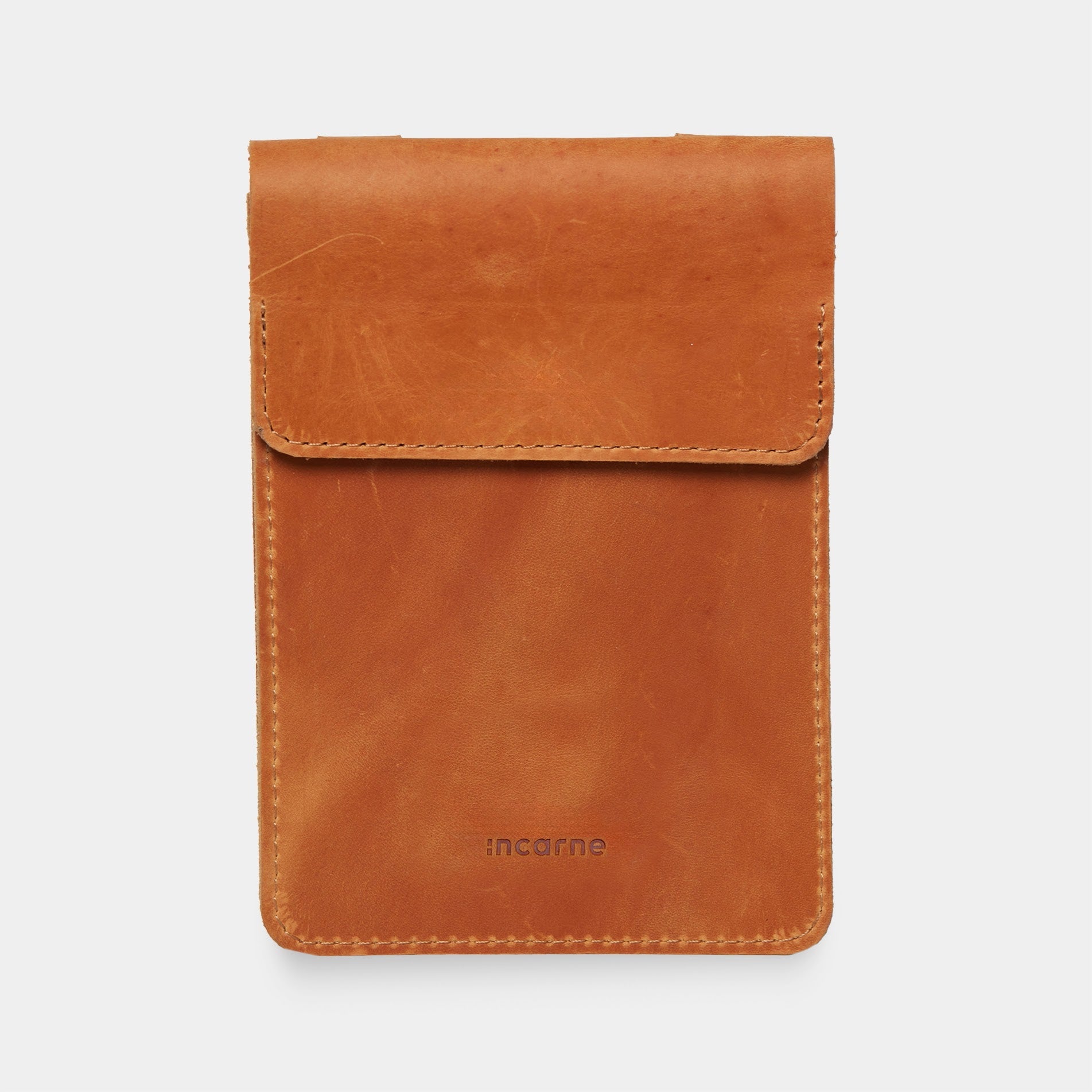 Cумка для телефона Smart Case, коньяк (вінтажний)