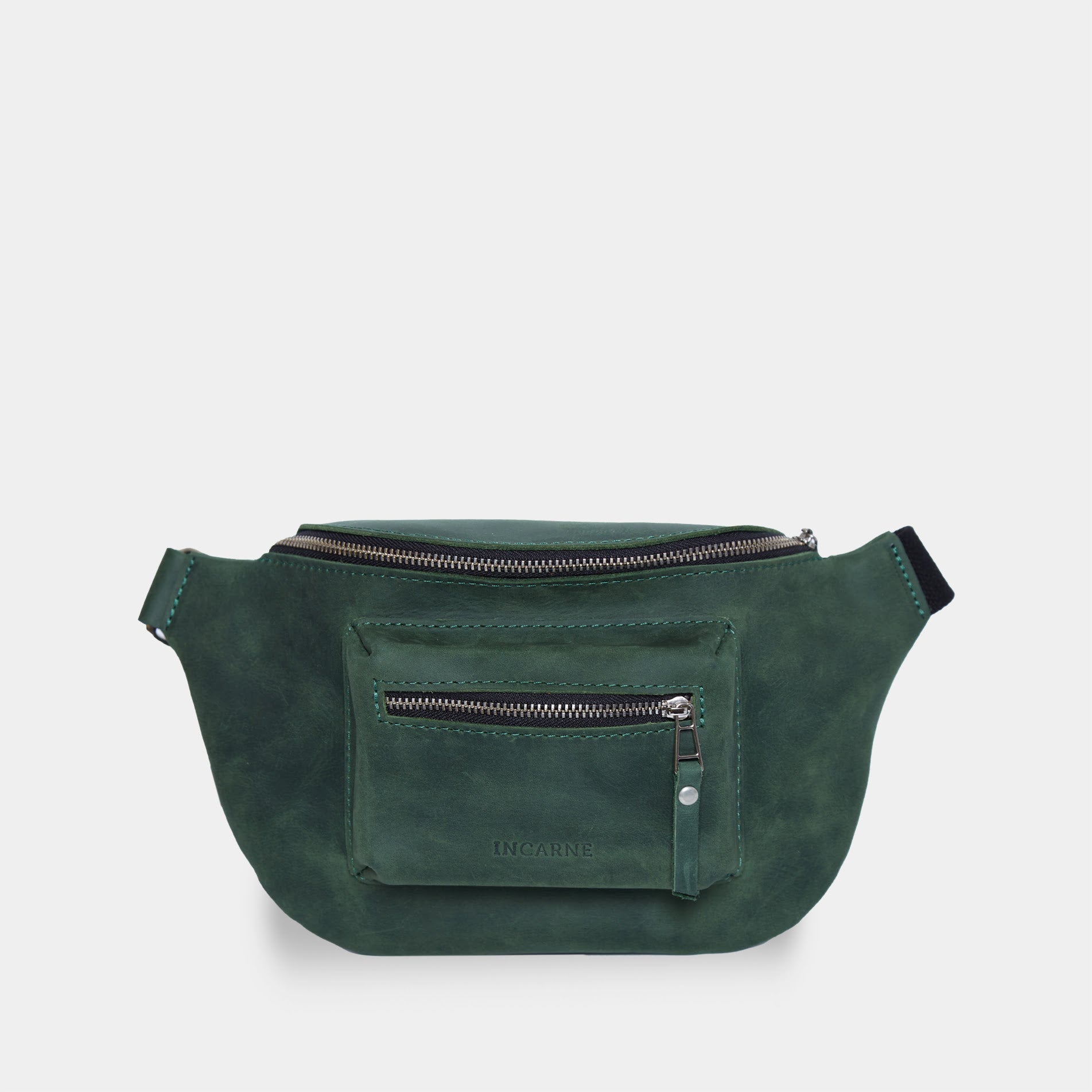 Поясна сумка Beltee, зелений (вінтажний)